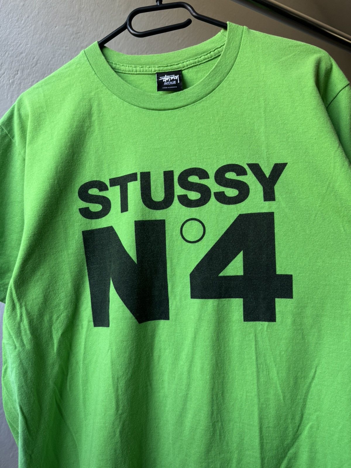 Stussy Stussy No.4 Tee "Kelly" Green y2k logo 00s M skate Size US M / EU 48-50 / 2 - 2 Thumbnail
