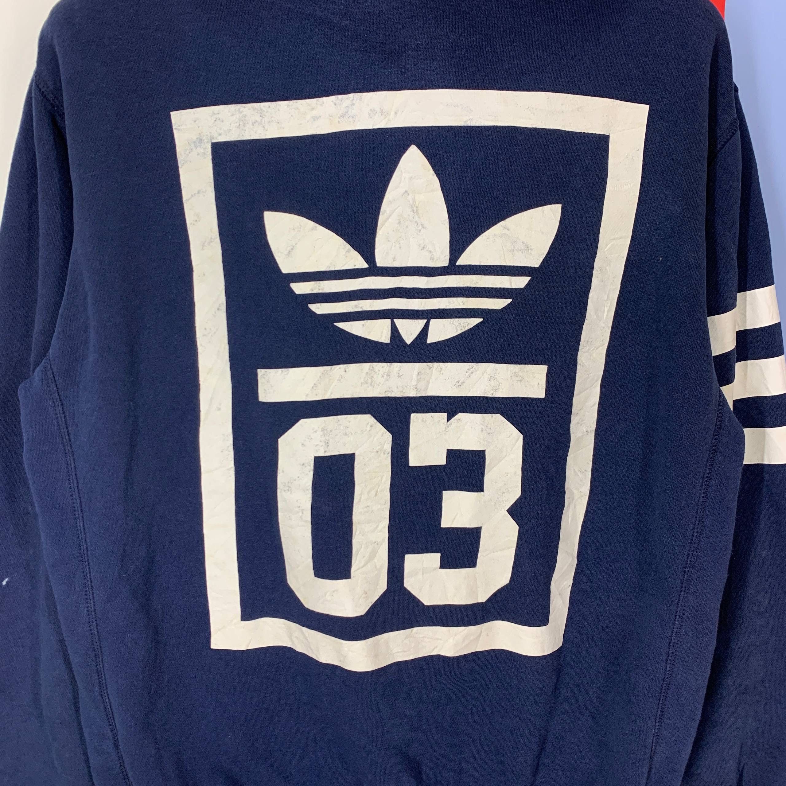 Adidas ADIDAS Ideal Zipper Hoodie #2569/U Size US L / EU 52-54 / 3 - 2 Thumbnail