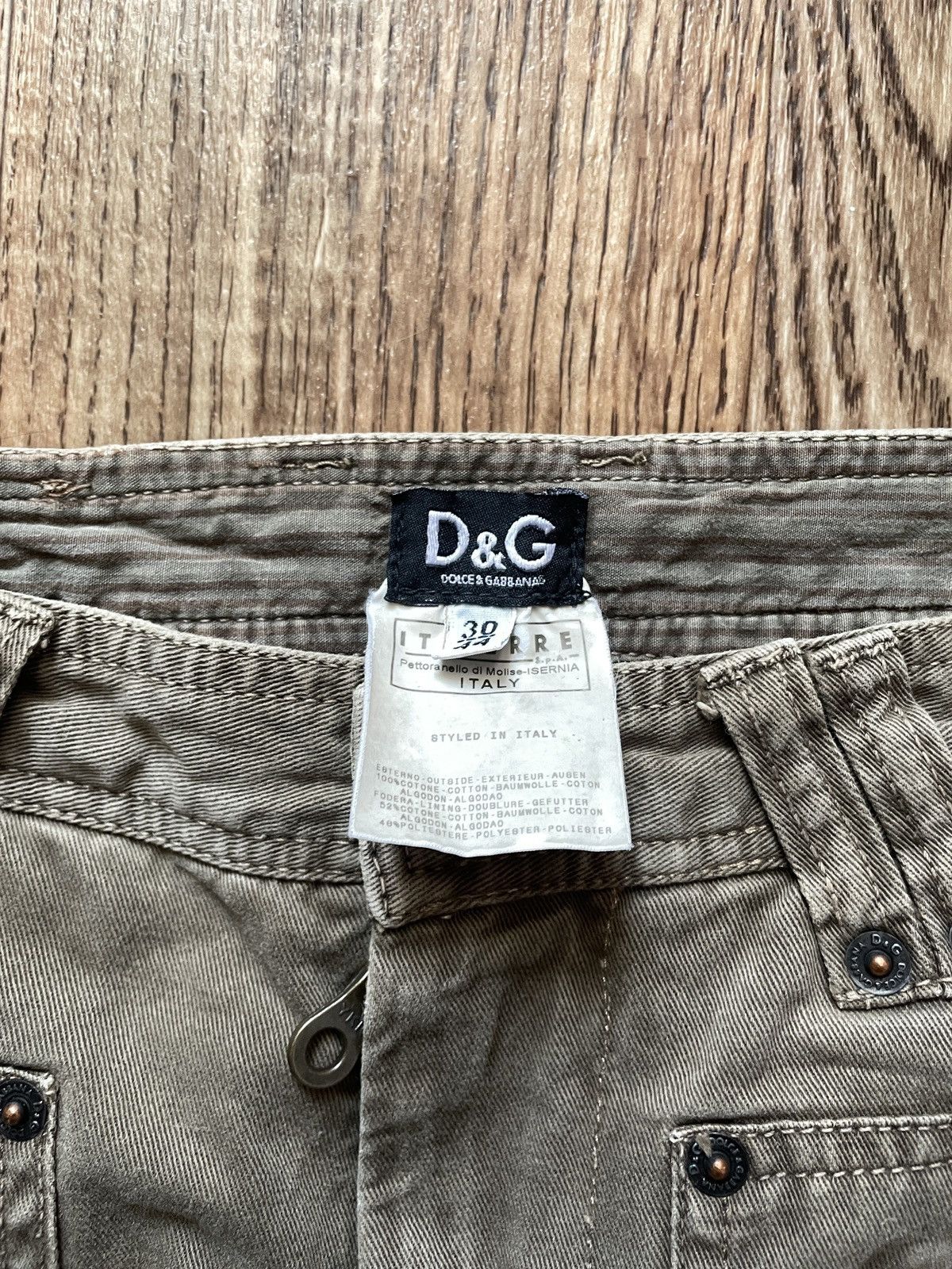 Dolce & Gabbana Vintage Dolce & Gabbana Cargo Pants Size US 30 / EU 46 - 4 Thumbnail