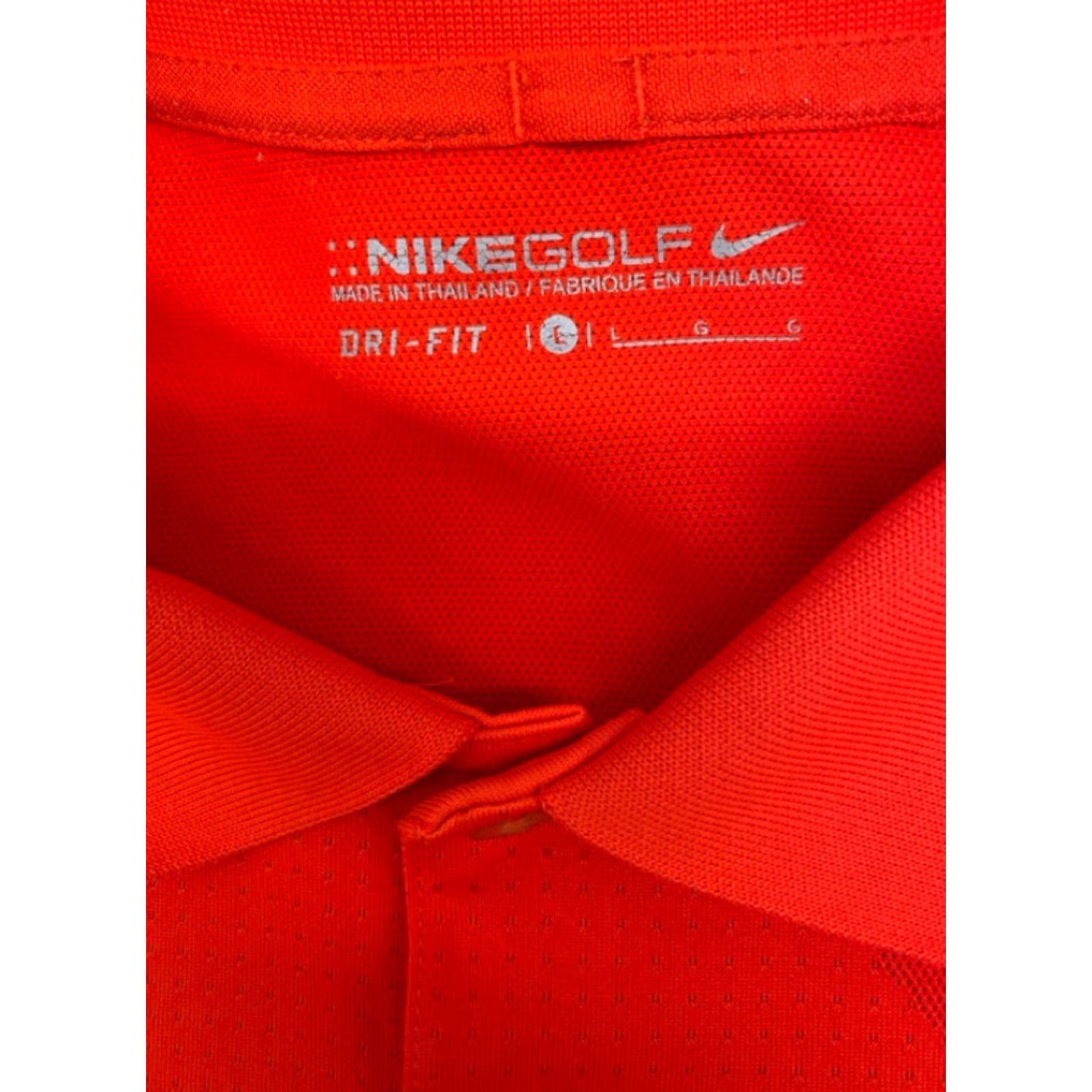 Nike Nike Golf Dri FIT Tech Polo Mens Large Short Sleeve Red 4259 Size US L / EU 52-54 / 3 - 3 Thumbnail