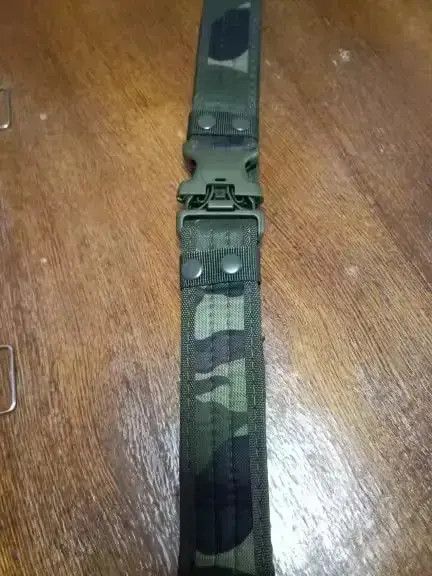 Other Army Style Combat Belt Set Quick Release Tactical Belts Size ONE SIZE - 3 Thumbnail