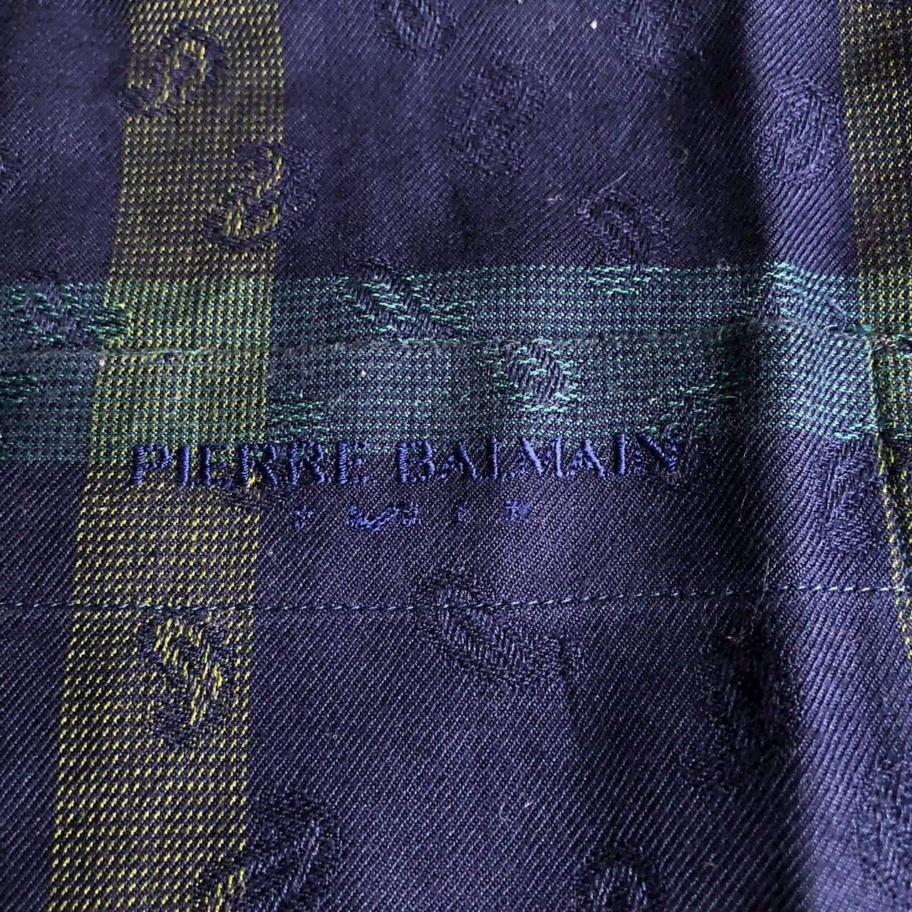 Pierre Balmain Vintage Pierre Balmain Paris Plaid Shirt Size US M / EU 48-50 / 2 - 6 Thumbnail
