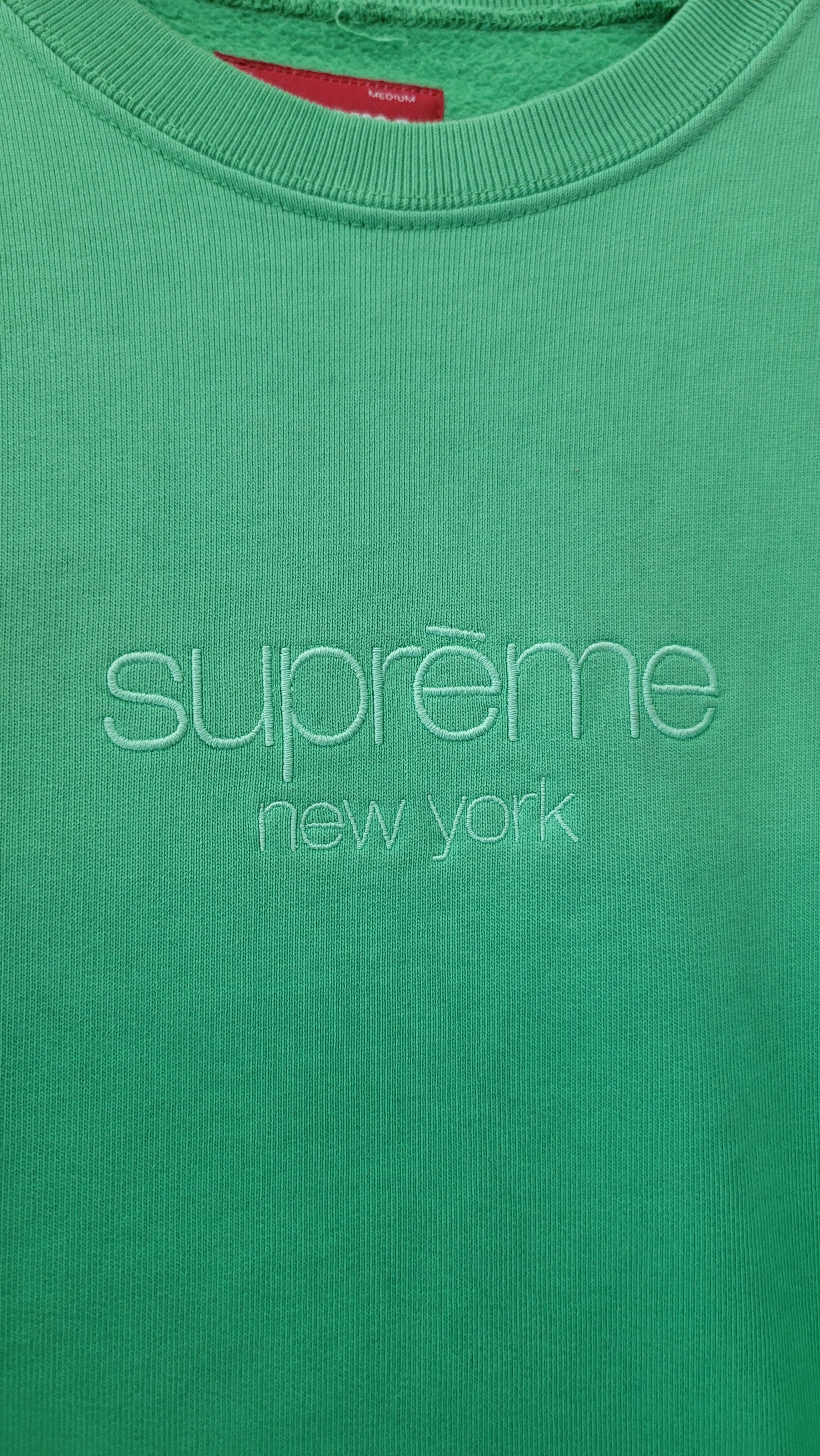 Supreme SUPREME DIPPED CREWNECK | Grailed