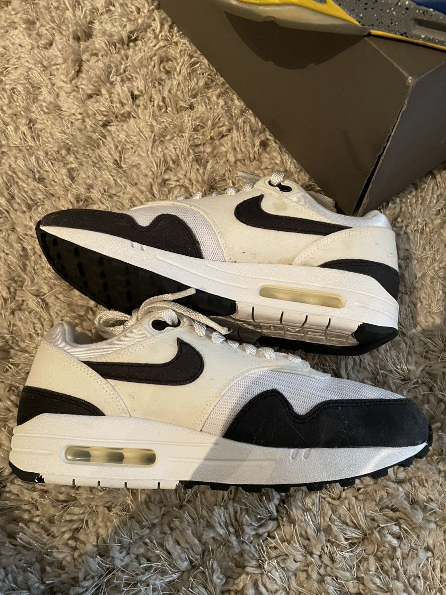 Nike Nike Wmns Air Max 1 ‘White Black’ Size US 7.5 / IT 37.5 - 3 Thumbnail