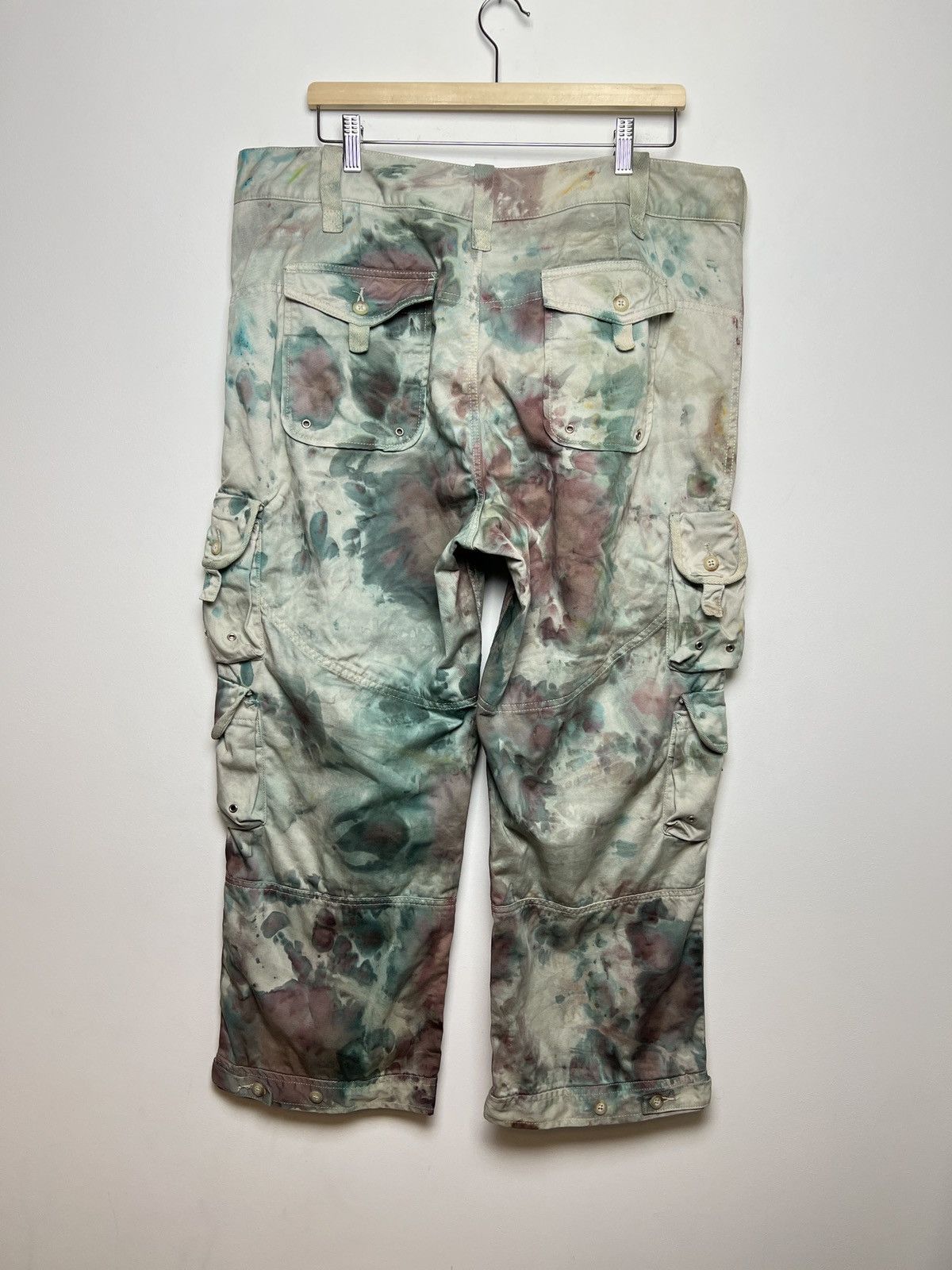 Polo Ralph Lauren ralph lauren tie dye cargo camo multipocket army pants Size US 36 / EU 52 - 2 Thumbnail