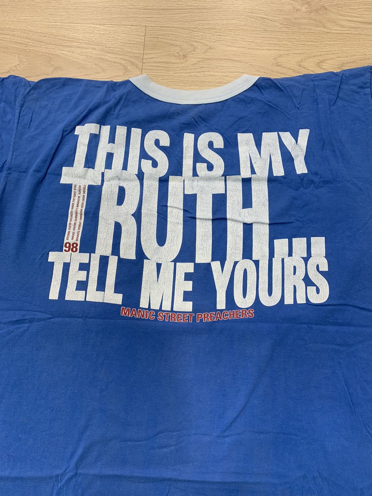 Band Tees × Vintage VTG BAND MANIC STREET PREACHERS TOUR SHIRT SUEDE Size US XL / EU 56 / 4 - 10 Thumbnail