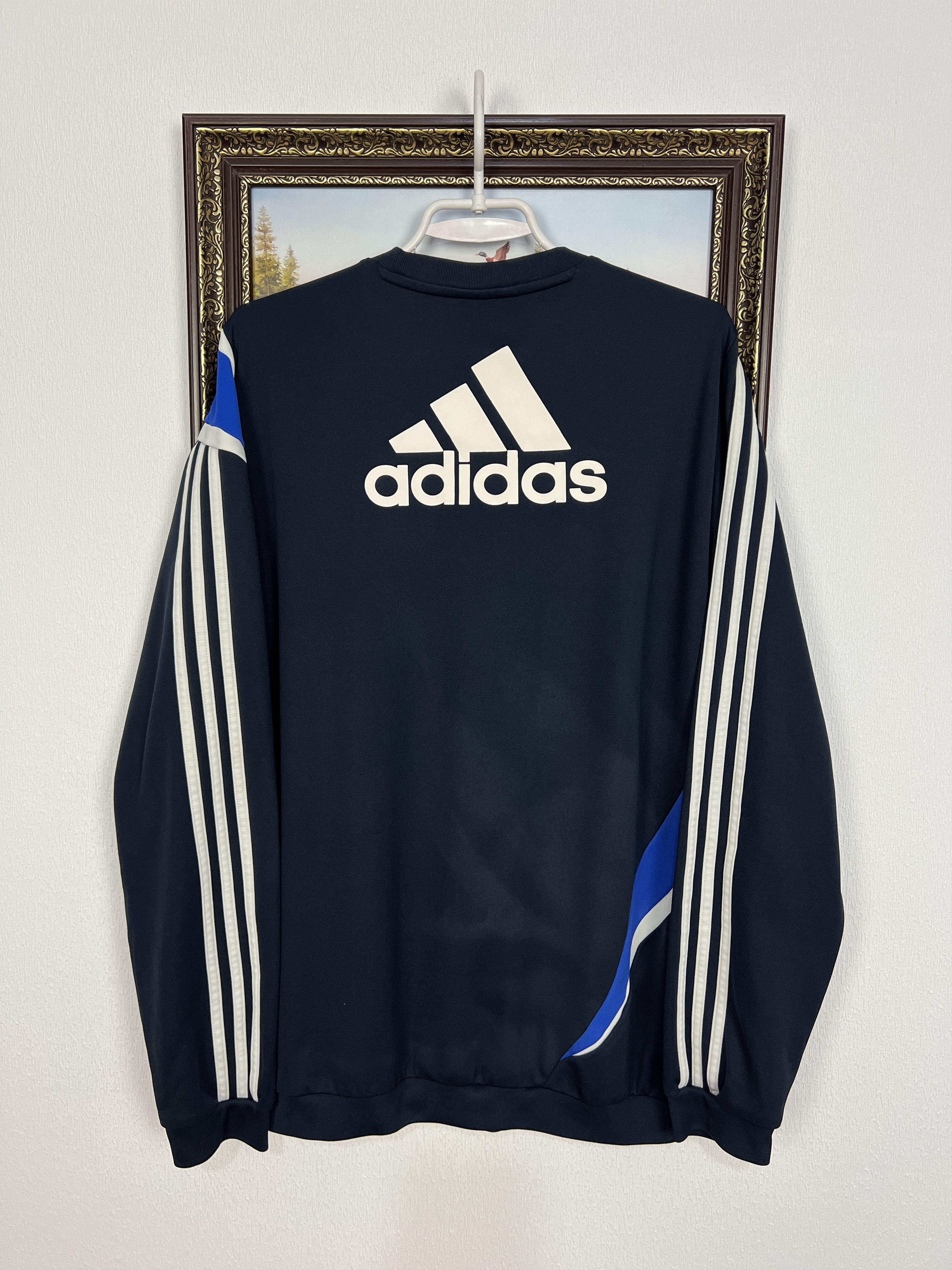 Adidas Chelsea Football Sweatshirt Soccer Crewneck Track Top Size US L / EU 52-54 / 3 - 9 Thumbnail