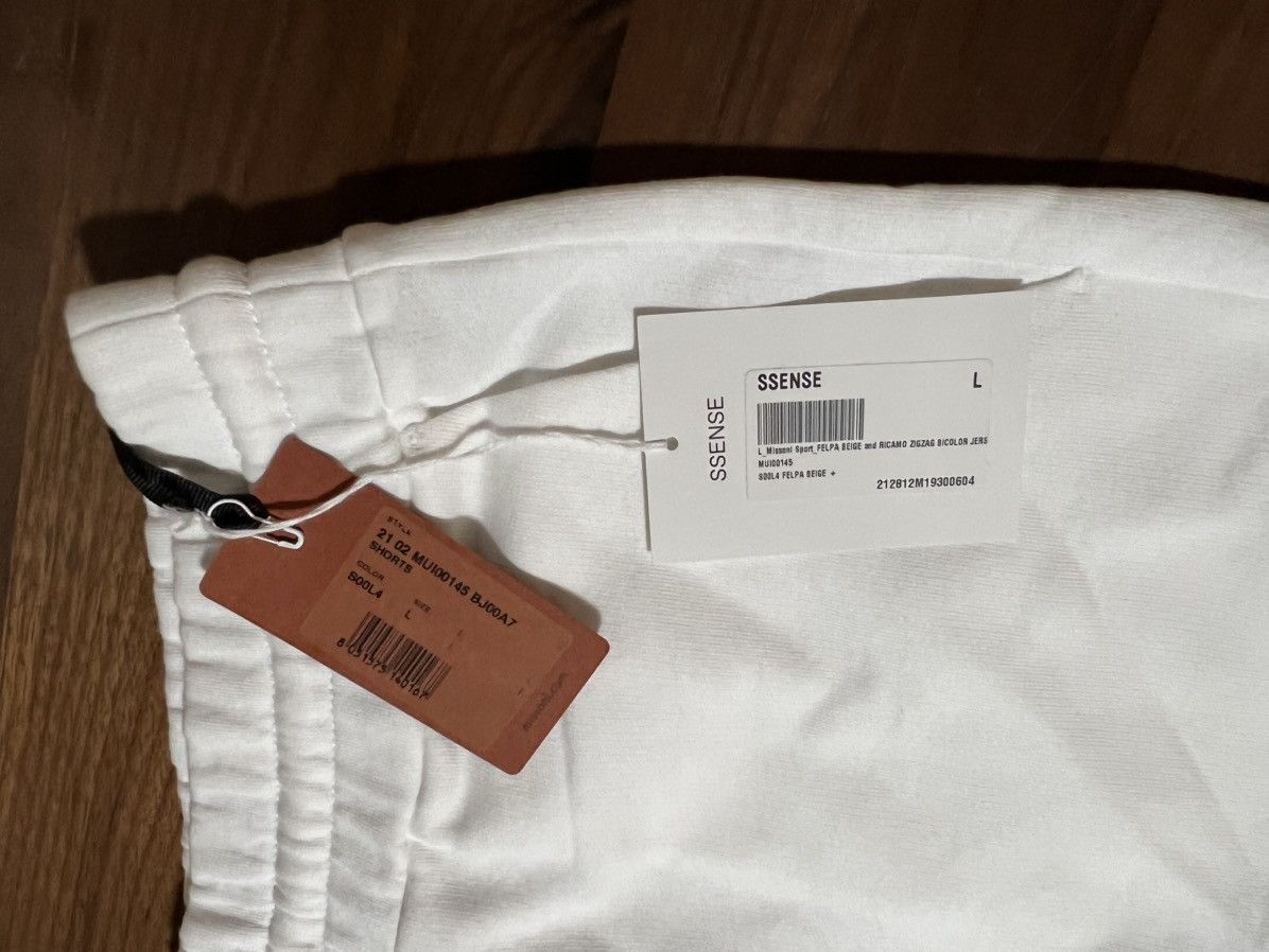 Missoni Missoni Sport Zigzag Bicolor Shorts Cream Milano Designer Size US 34 / EU 50 - 3 Thumbnail