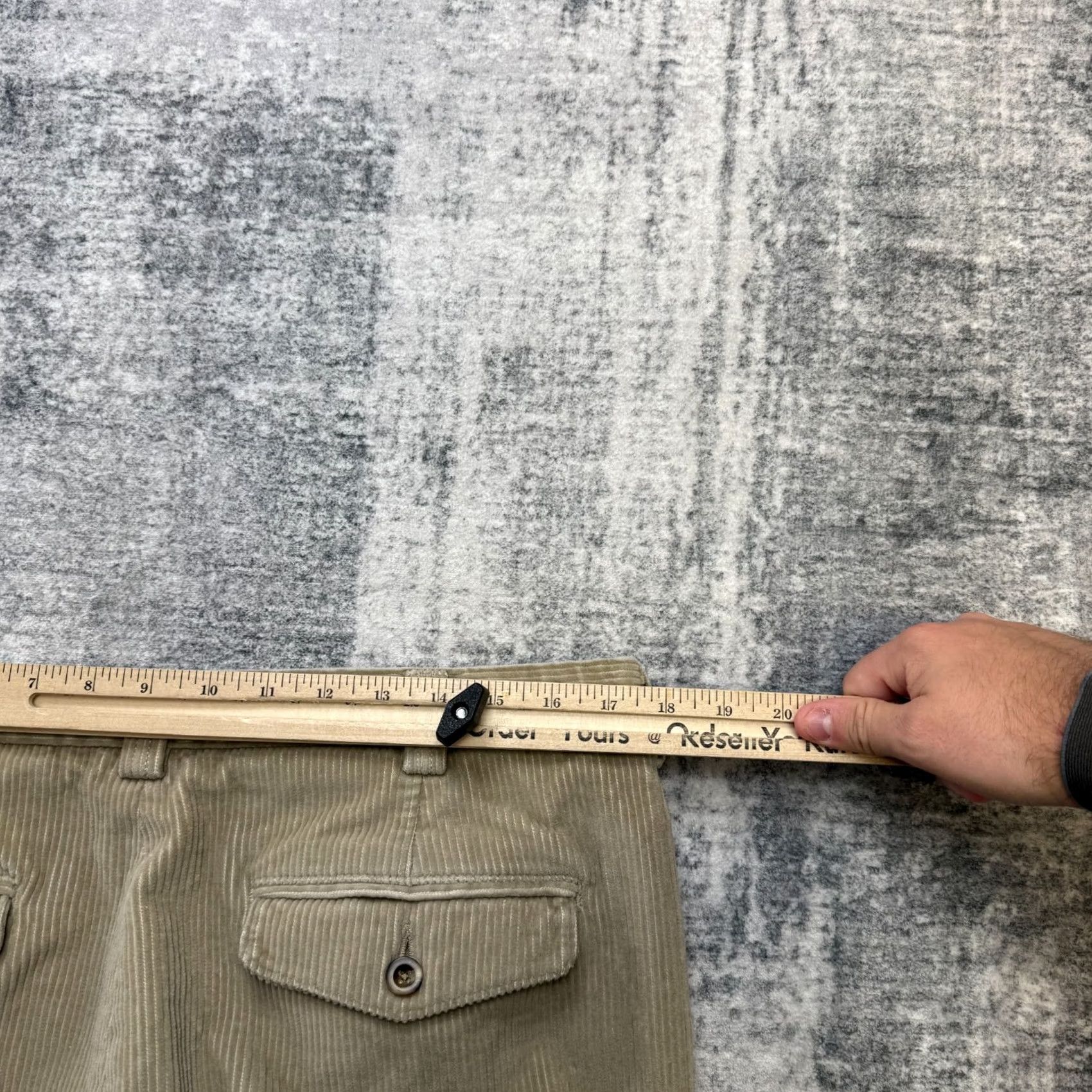 Vintage L.L. Bean Corduroy Pants Mens 36 Beige Wide Wale Classic Straight Trouser Pants Size US 36 / EU 52 - 6 Thumbnail