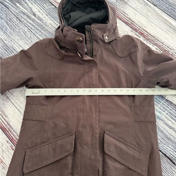 Other LOLE Women's Long Hooded Insulated Winter Coat - Taupe Brown Size L / US 10 / IT 46 - 12 Thumbnail
