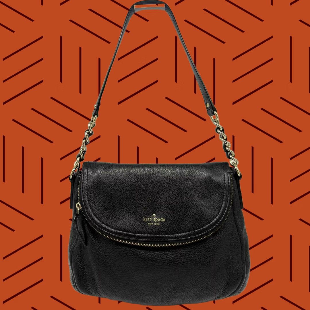 Vintage Kate Spade Black Shoulder Bag Pre-Owned Size ONE SIZE - 1 Thumbnail