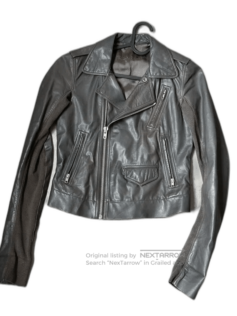 Rick Owens rick owens leather motorcycle jacket. Size US L / EU 52-54 / 3 - 1 Thumbnail