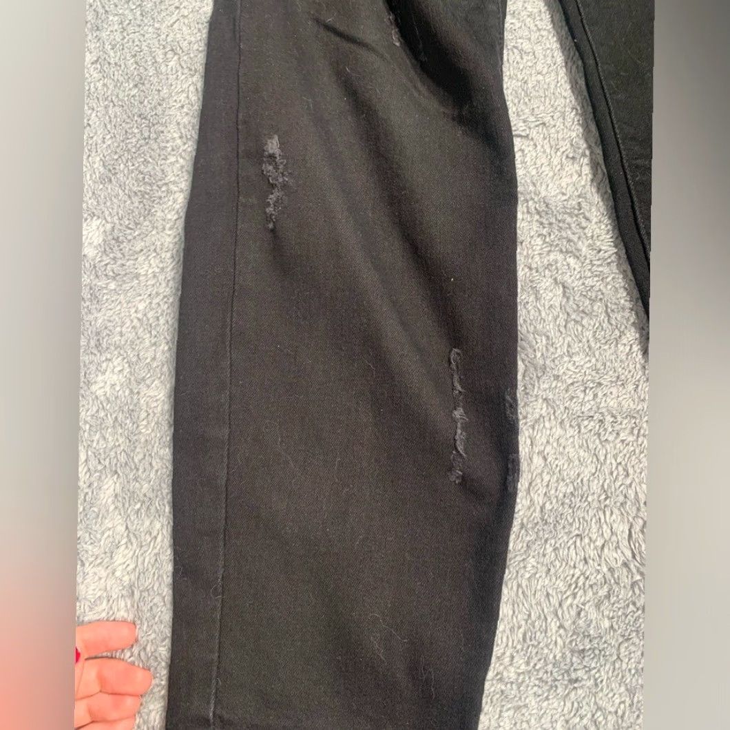 Vintage Judy Blue Boyfriend Fit Black Distressed Jeans Women 28 Black Jeans Women Boyfriend Style Regular Size 28 Distressed Black Judy Blue Property Size 28" / US 6 / IT 42 - 3 Thumbnail