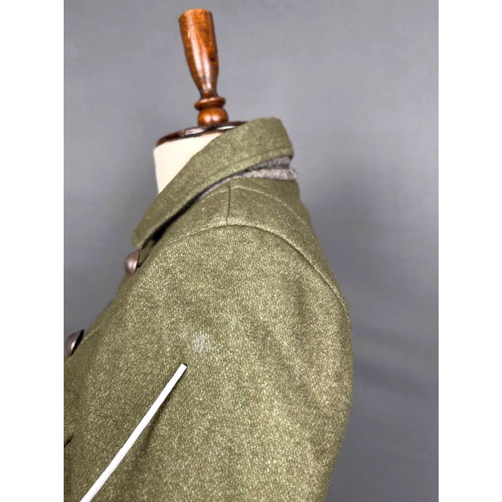 Pinko PINKO Coat Trench Olive Green Long Wool Lana 8 Womens Regular Size M / US 6-8 / IT 42-44 - 6 Thumbnail