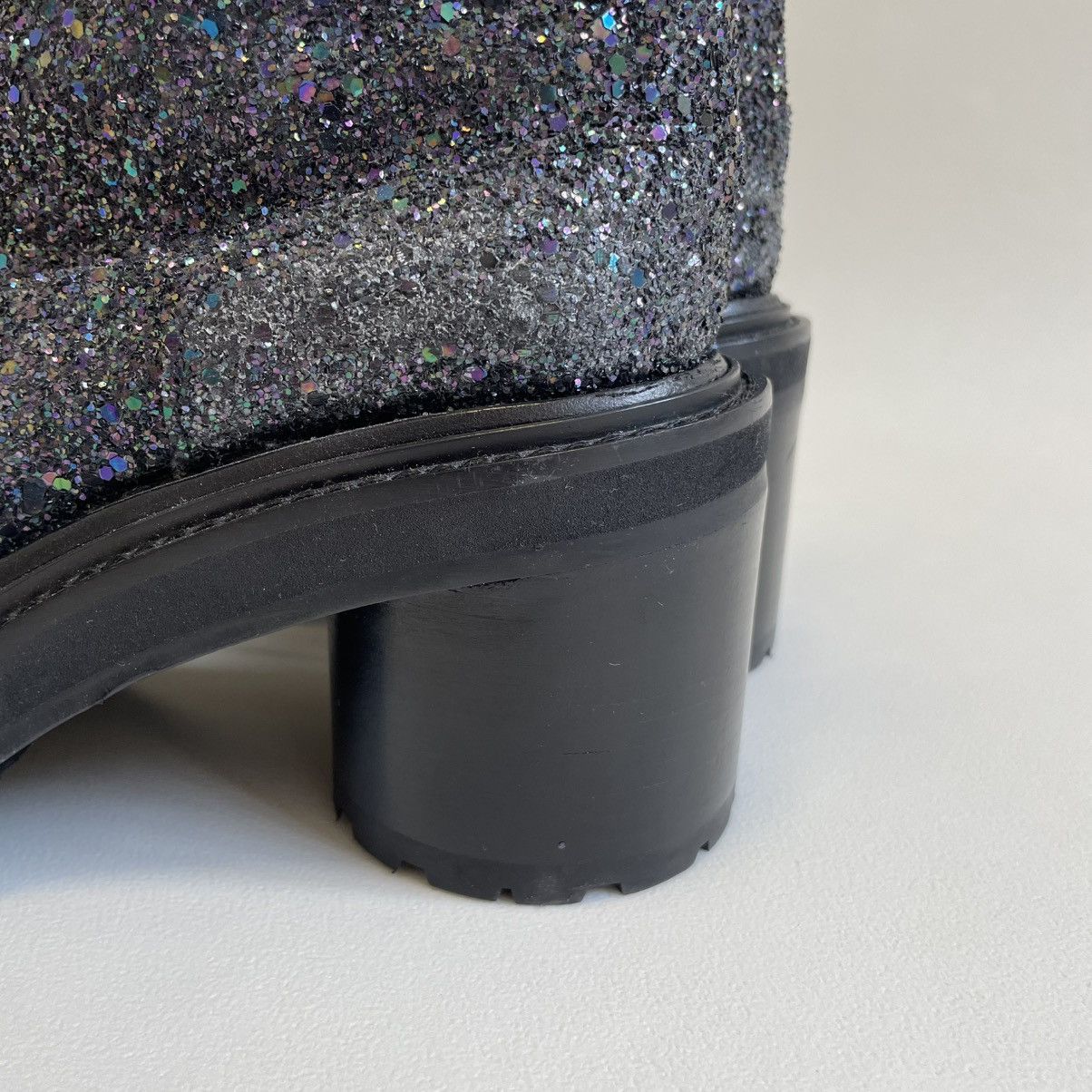 Maison Margiela A/W 19 High Heel Glitter Hunter Tabi Boots Size US 7 / IT 37 - 11 Thumbnail
