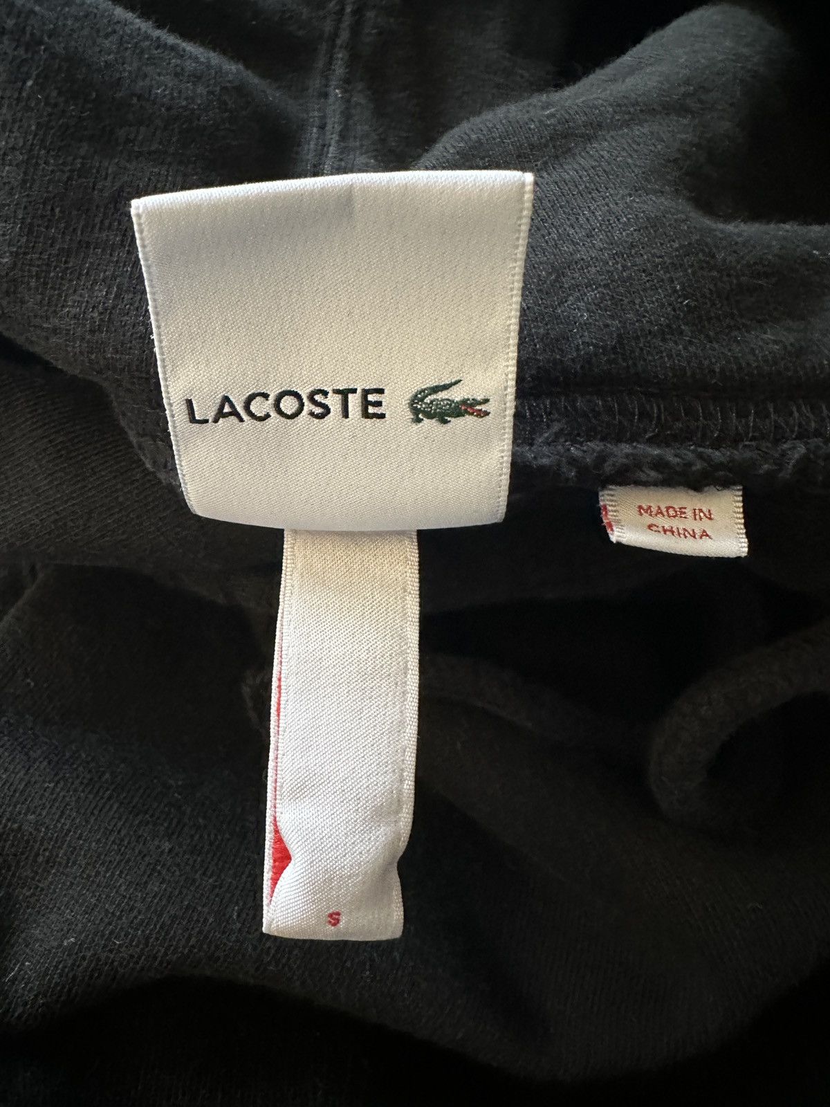 Lacoste × Supreme Supreme X Lacoste Black Hooded Sweatshirt Size US S / EU 44-46 / 1 - 5 Thumbnail