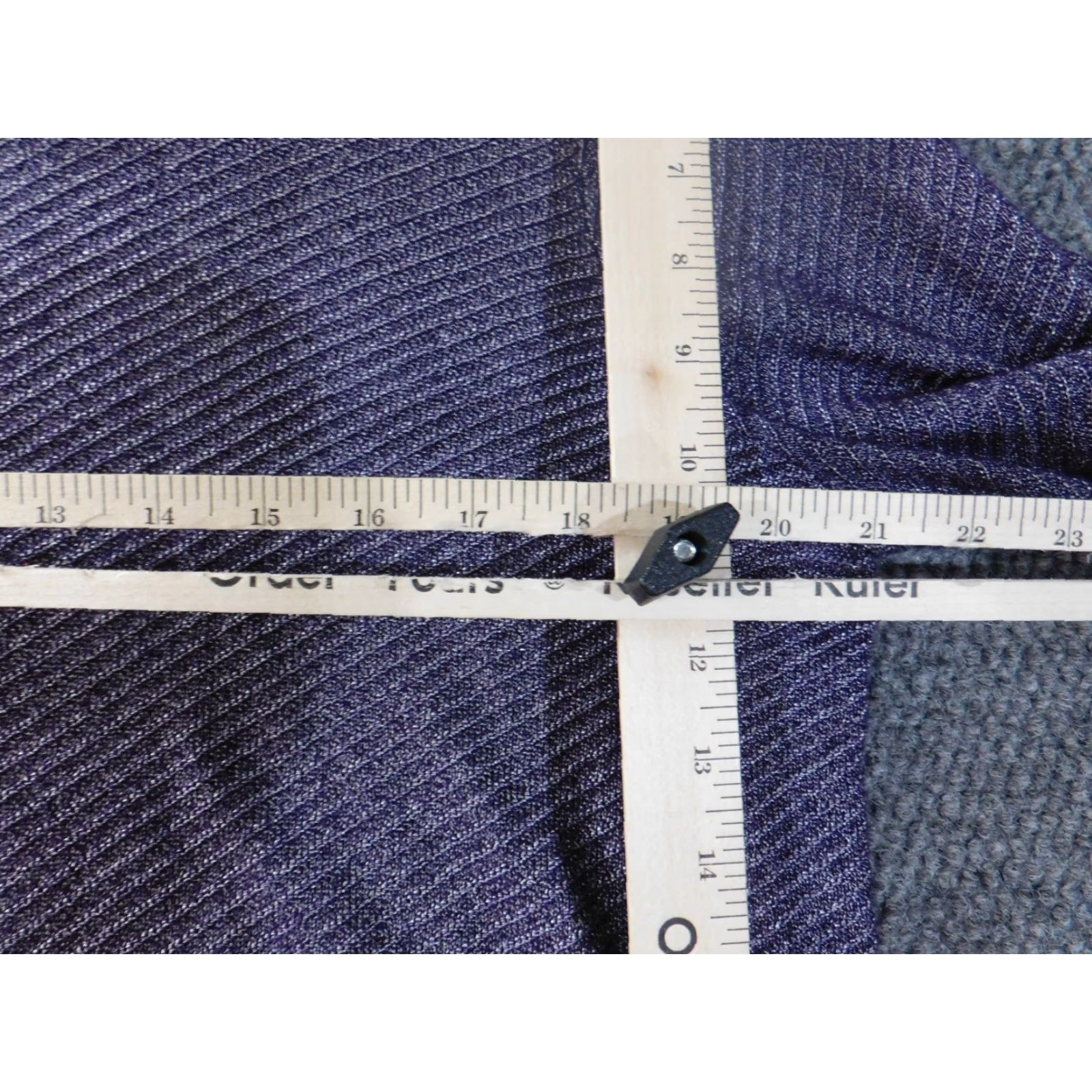 Vintage Chico's Sweater Pullover Women Purple Size 3 Long Sleeve Turtleneck Rayon Polyester Knit Stretch Casual Winter Modern Regular Size XS / US 0-2 / IT 36-38 - 6 Thumbnail