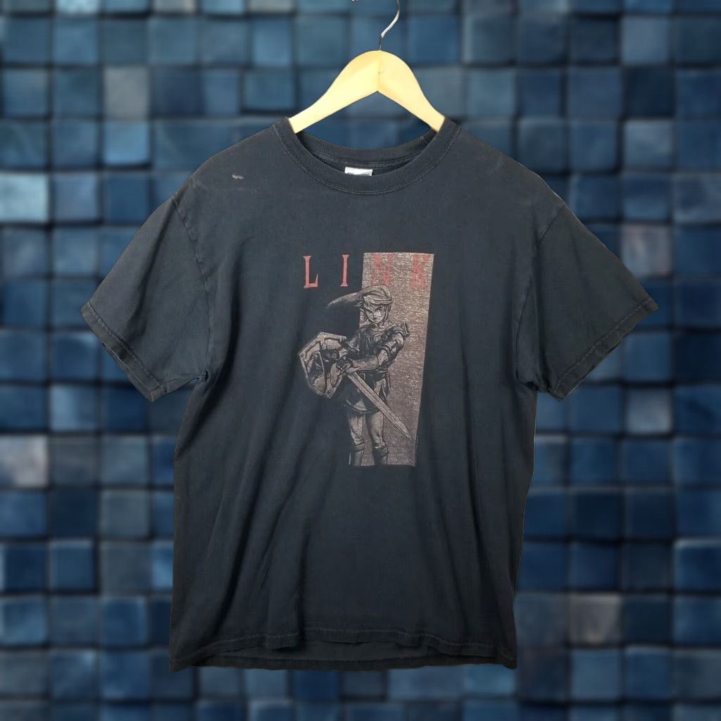 Jerzees Legend Of Zelda Mens Medium Link Shirt Size US M / EU 48-50 / 2 - 1 Thumbnail