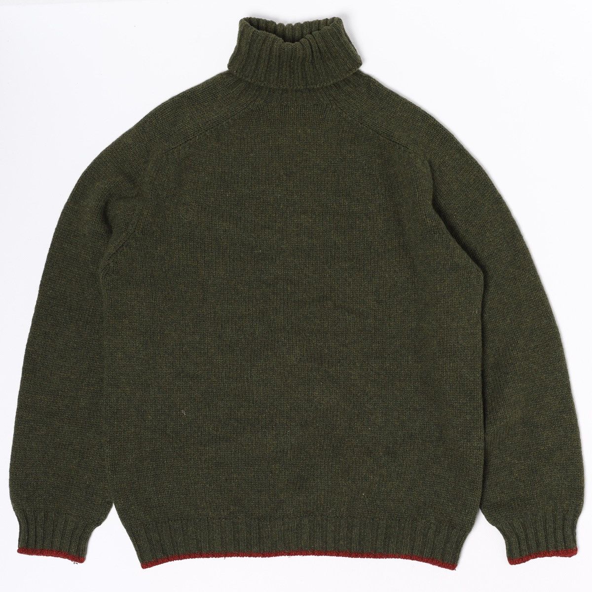Other Pakeman Catto & Carter Jumper Wool Roll Neck Sweater Green Size US M / EU 48-50 / 2 - 1 Thumbnail