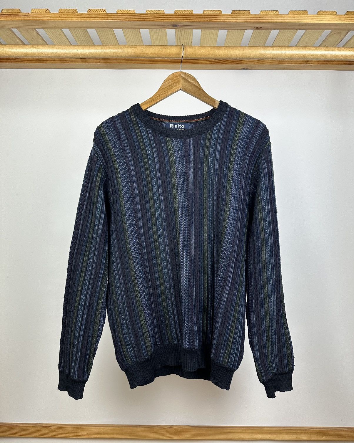 Other Rialto Sweater Vintage 90s Coogi Style Y2K Size US L / EU 52-54 / 3 - 1 Thumbnail