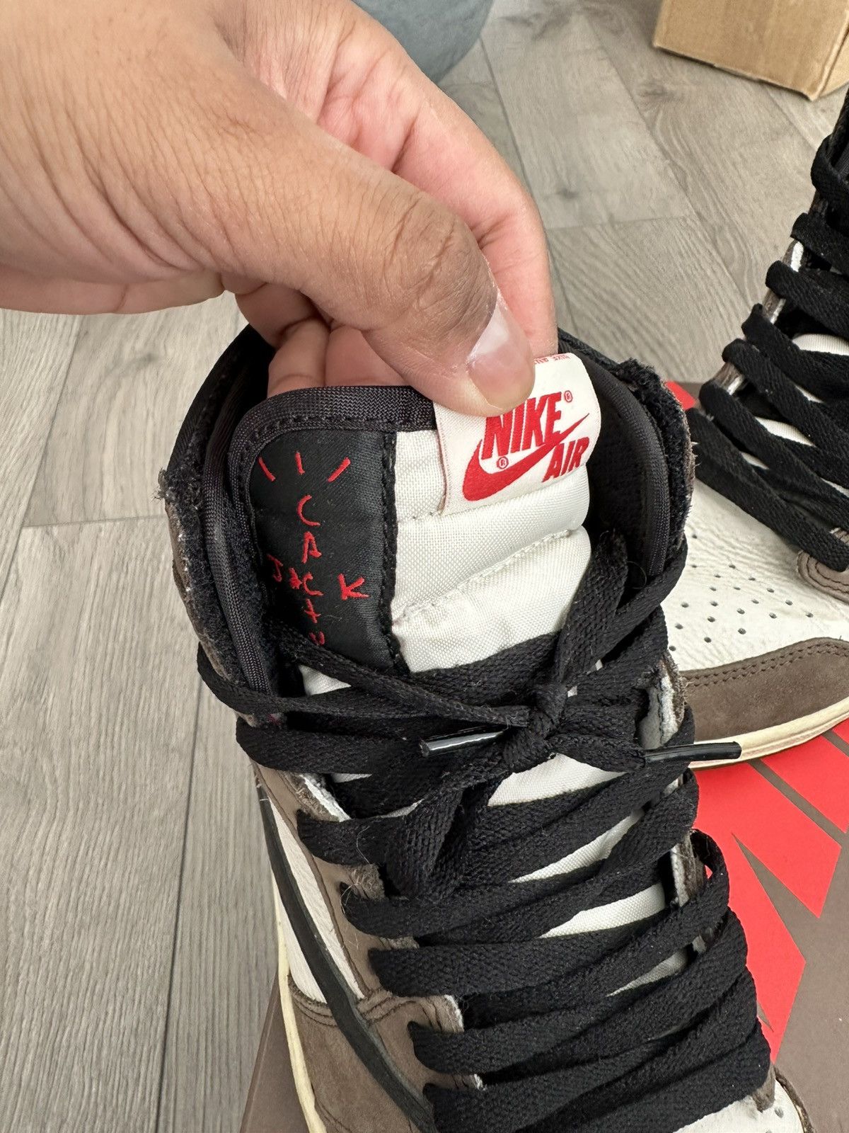 Jordan Brand × Nike × Travis Scott Travis Scott Jordan 1 OG size 8 Size US 8 / EU 41 - 10 Thumbnail
