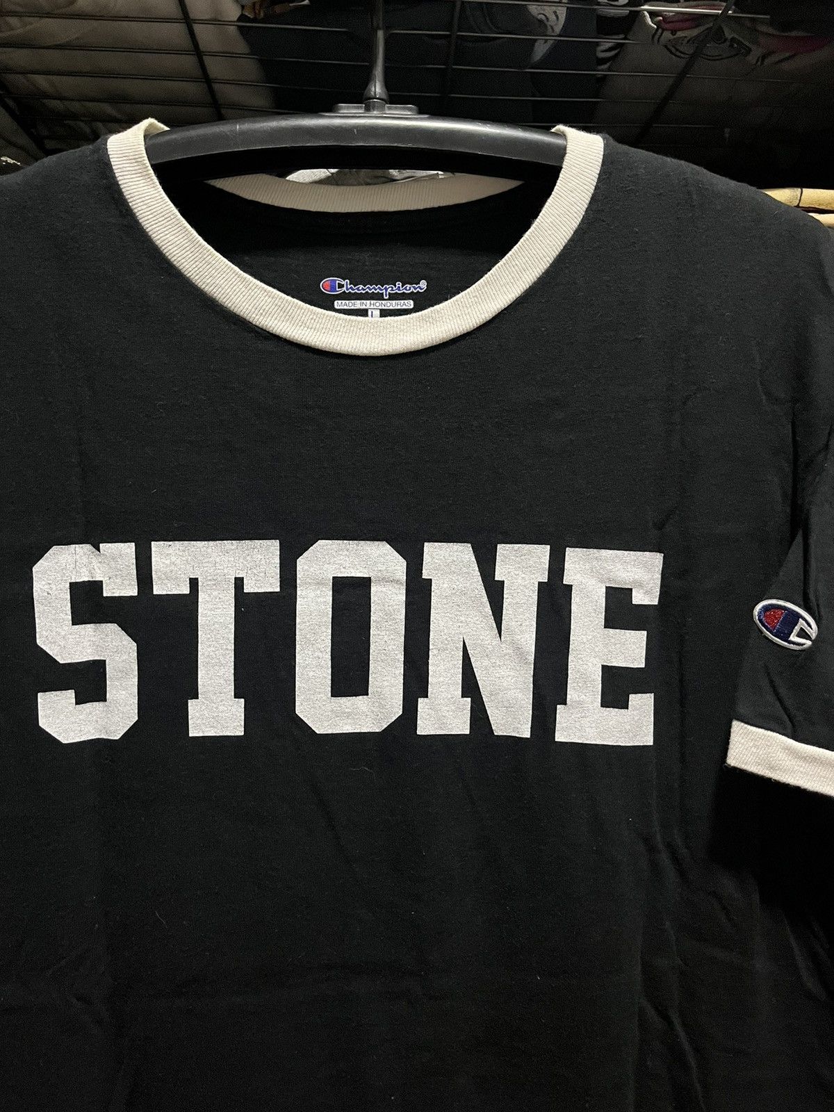 Band Tees Stone HC Six Feet Under Records Band Ringer Tee Size US L / EU 52-54 / 3 - 3 Thumbnail