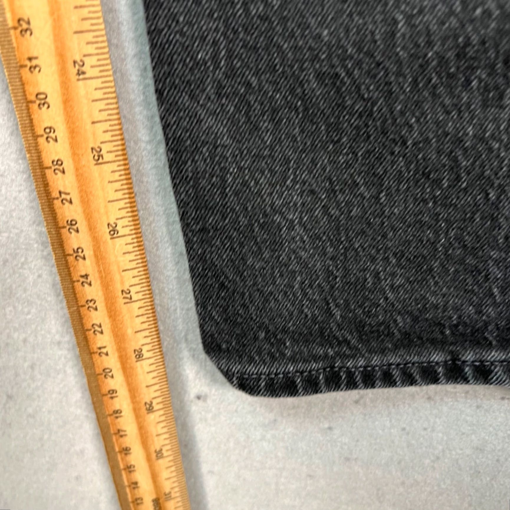 Gap Gap Womens 27 4R 90s Straight High Rise Jeans Black Cotton Blend Denim Size 27" / US 4 / IT 40 - 7 Thumbnail