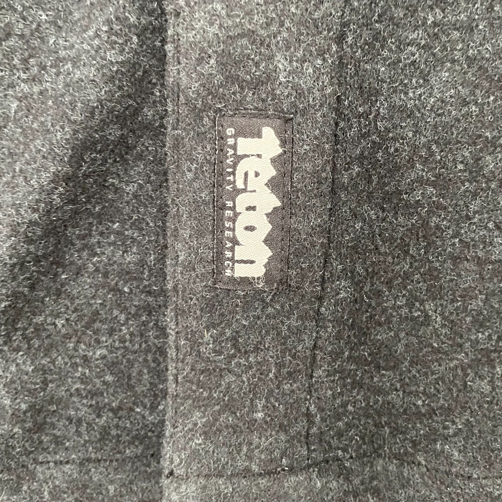 Vintage Teton Gravity Research Flannel Mens Large Black Gray Overshirt Jacket Wool Blend Size US L / EU 52-54 / 3 - 4 Thumbnail