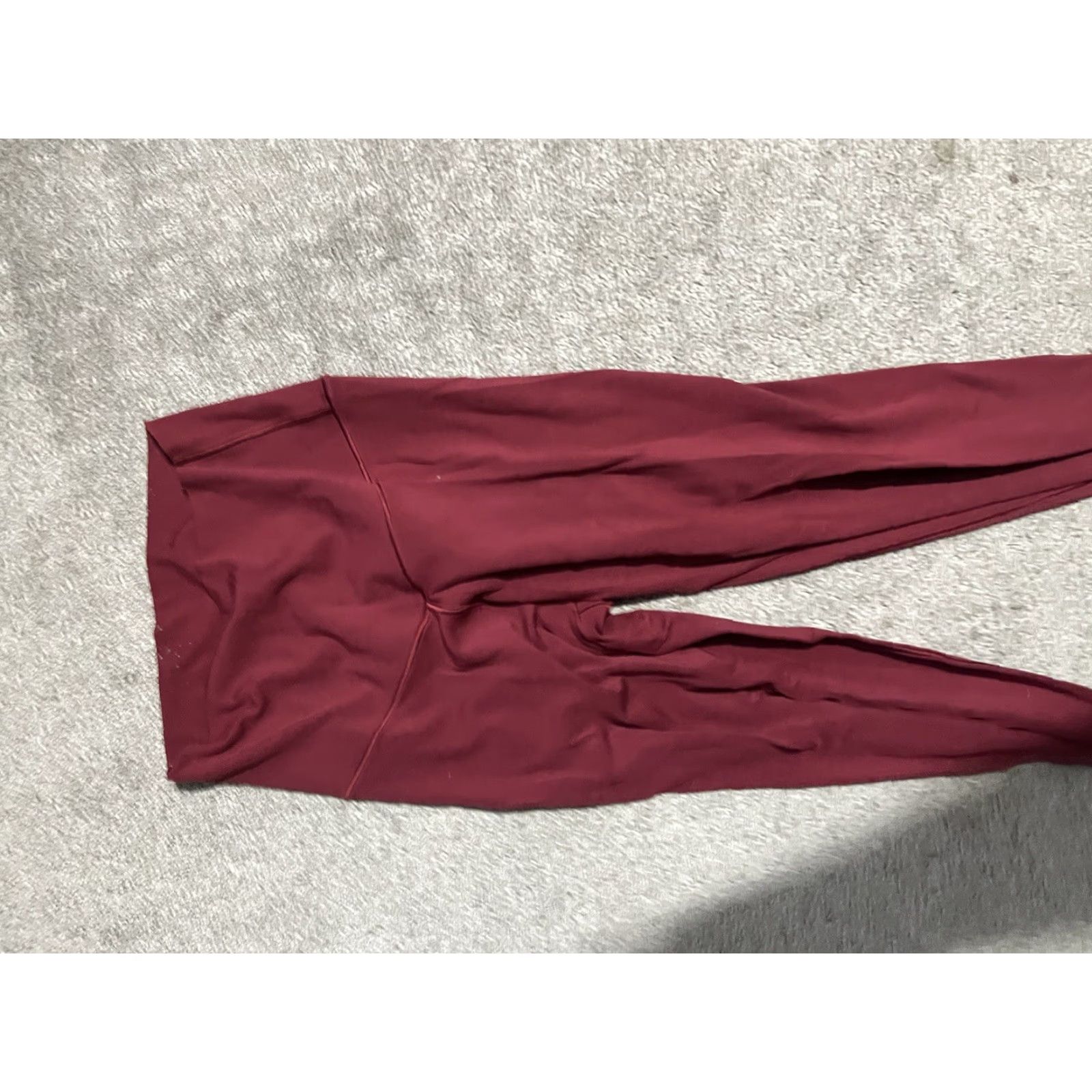 Vintage VINTAGE Offline by Aerie Women Activewear Pants XS Maroon Legging High Rise Pocket Size 26" / US 2 / IT 38 - 4 Thumbnail