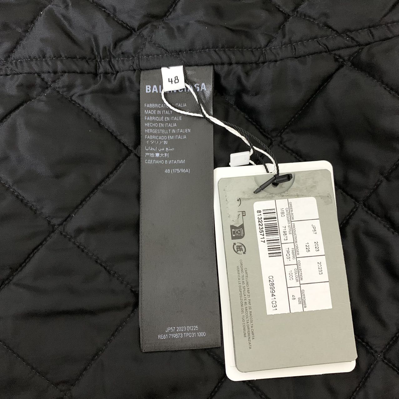 Balenciaga Balenciaga All-Over Logo Jacket (Size 48) Size US M / EU 48-50 / 2 - 3 Thumbnail