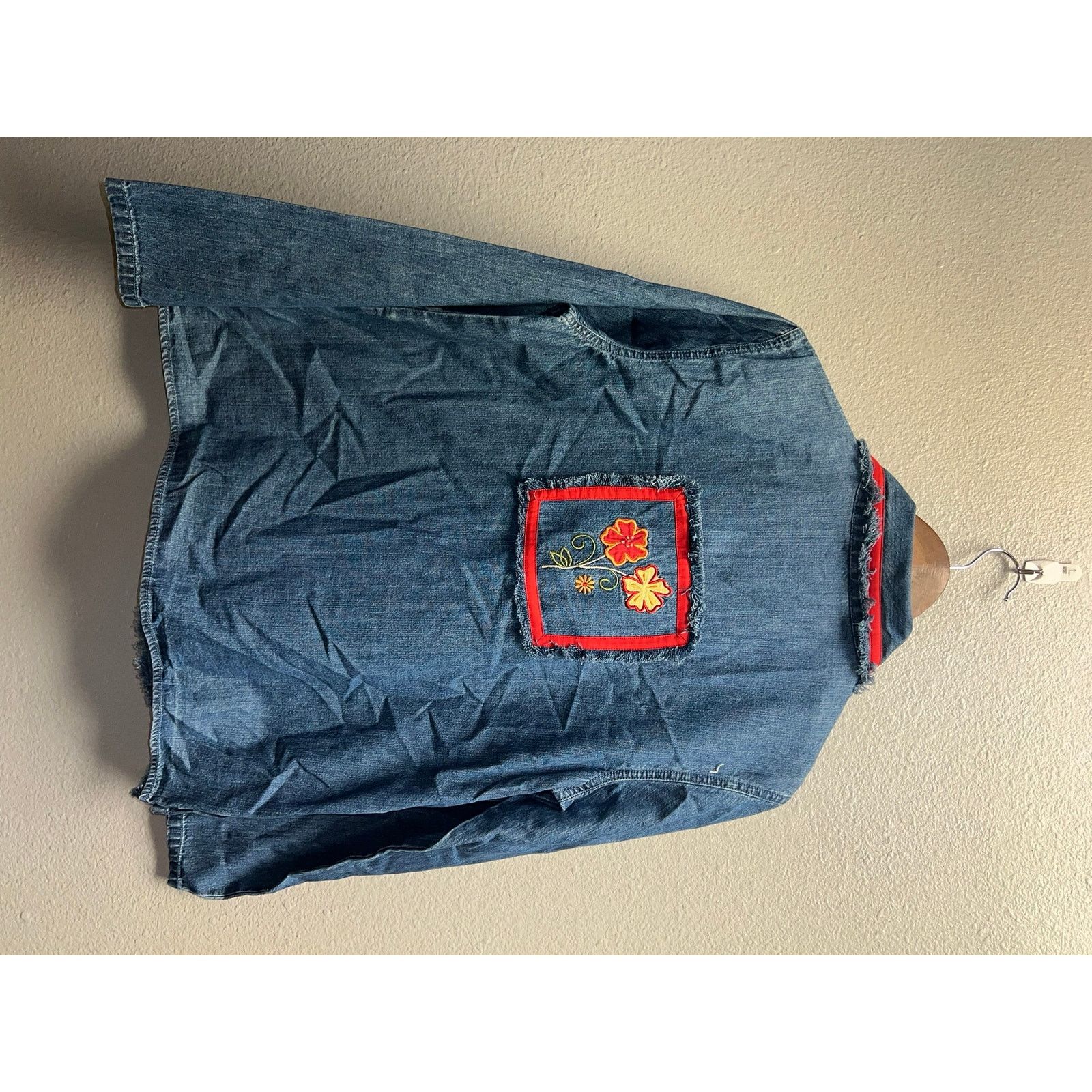 Vintage Womens Bobbie Brooks Denim Jacket Lighweight Floral Small Size S / US 4 / IT 40 - 9 Thumbnail