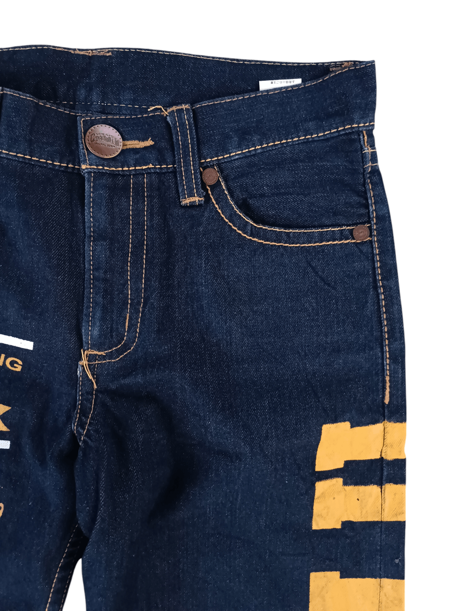 Other Co & Lu Selvedge Big Logo Nice Design Denim Jeans Size US 30 / EU 46 - 12 Thumbnail
