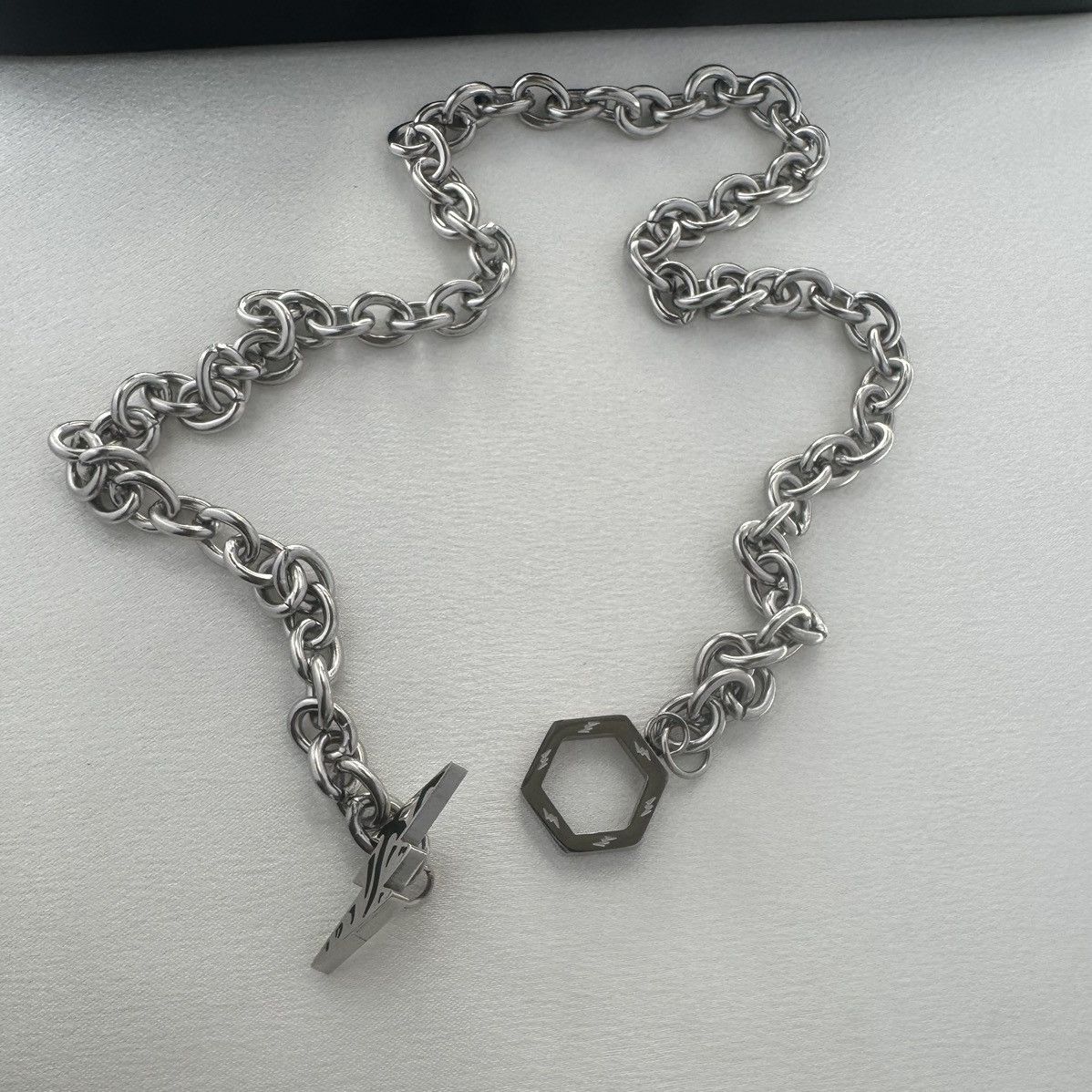 Other Lightning Link Chain Necklace for Men Women Unisex Style Size ONE SIZE - 5 Thumbnail