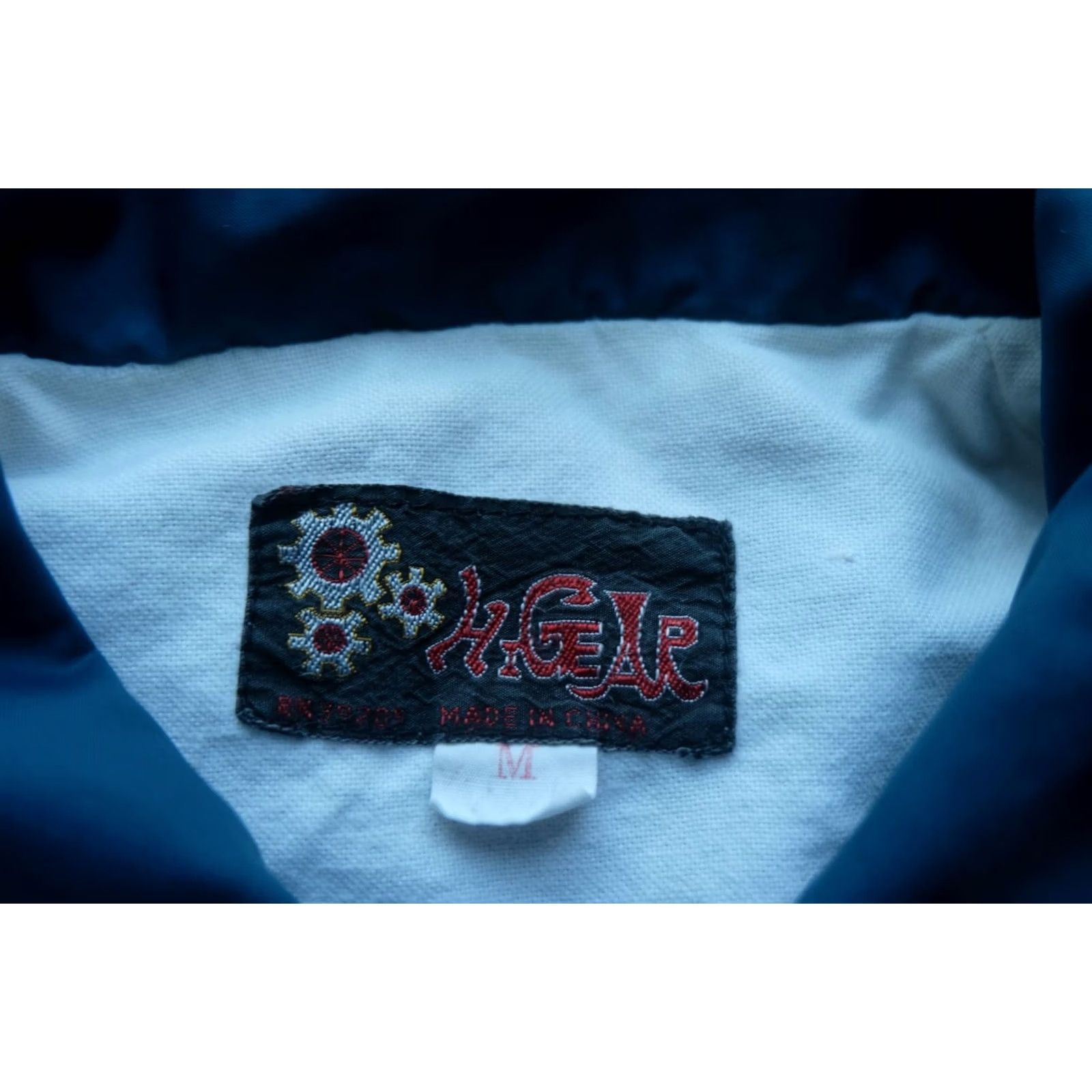 Coach VINTAGE HI GEAR COACH BLANK JACKET 90s 80s NYLON BLUE MENs M LINED SNAP SPORTS Size US M / EU 48-50 / 2 - 4 Thumbnail
