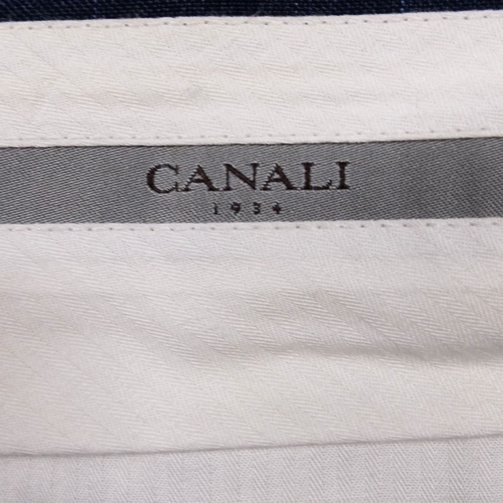 Canali Canali Dress Pants Men's 38 Blue Plaid Wool Luxury Italy Size US 38 / EU 54 - 4 Thumbnail