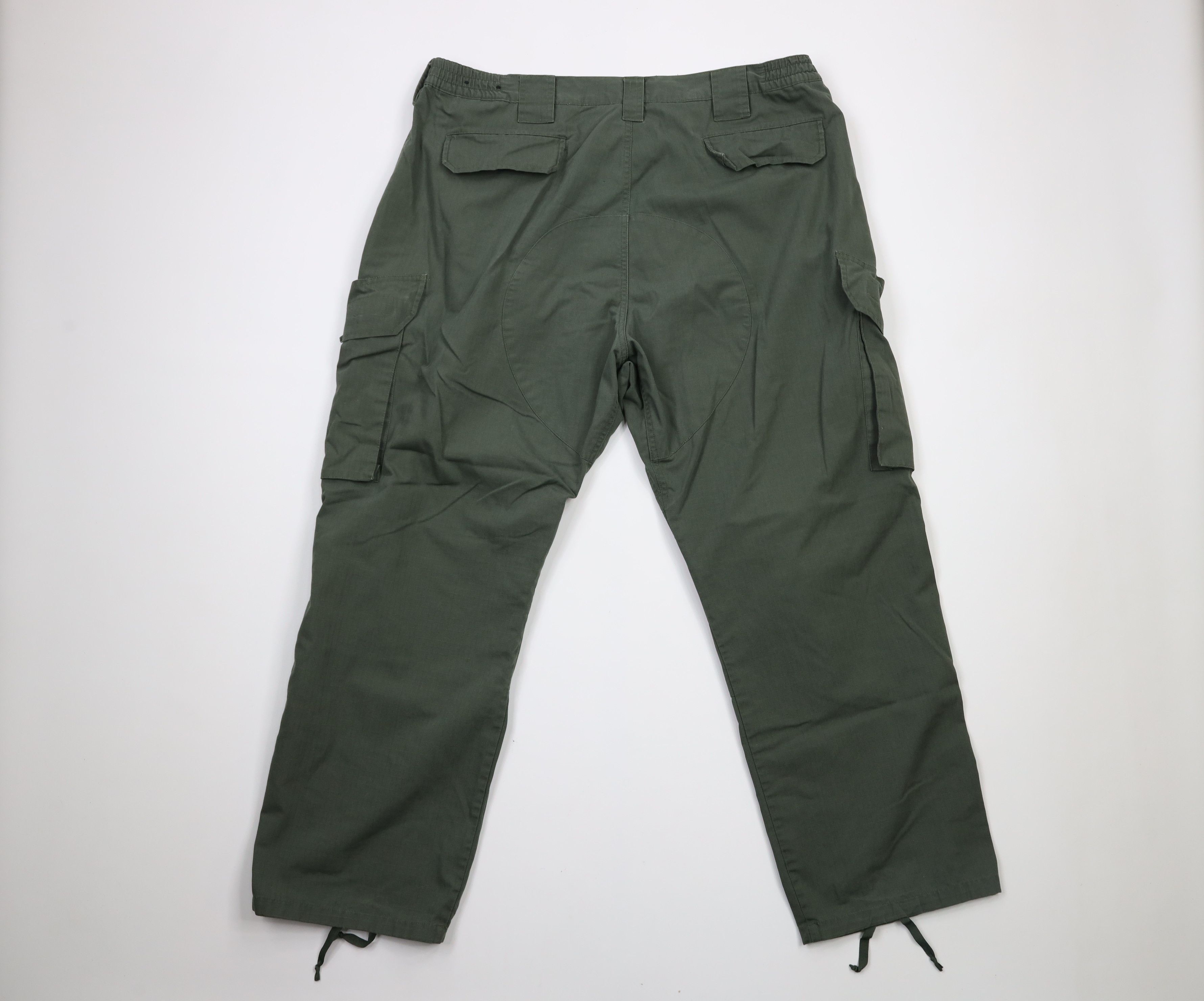 Vintage Vintage Streetwear Double Knee Wide Leg Cargo Pants Green Size US 40 / EU 56 - 7 Thumbnail