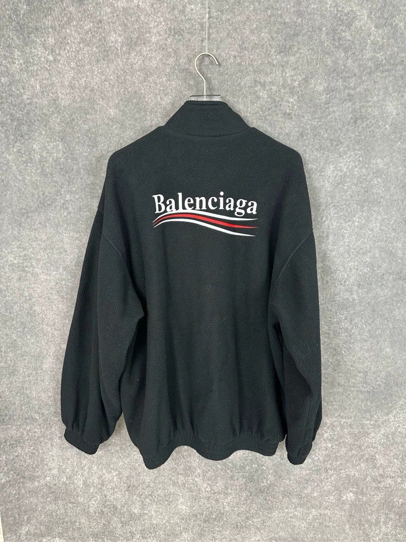 Balenciaga Balenciaga Polar fleece zipper sweater Size US M / EU 48-50 / 2 - 2 Thumbnail