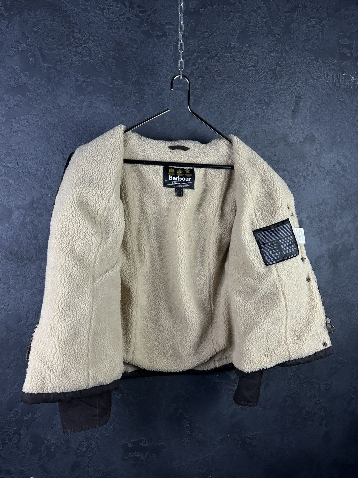 Barbour × Designer Barbour International Margate Wax Jacket Size XL / US 12-14 / IT 48-50 - 10 Thumbnail