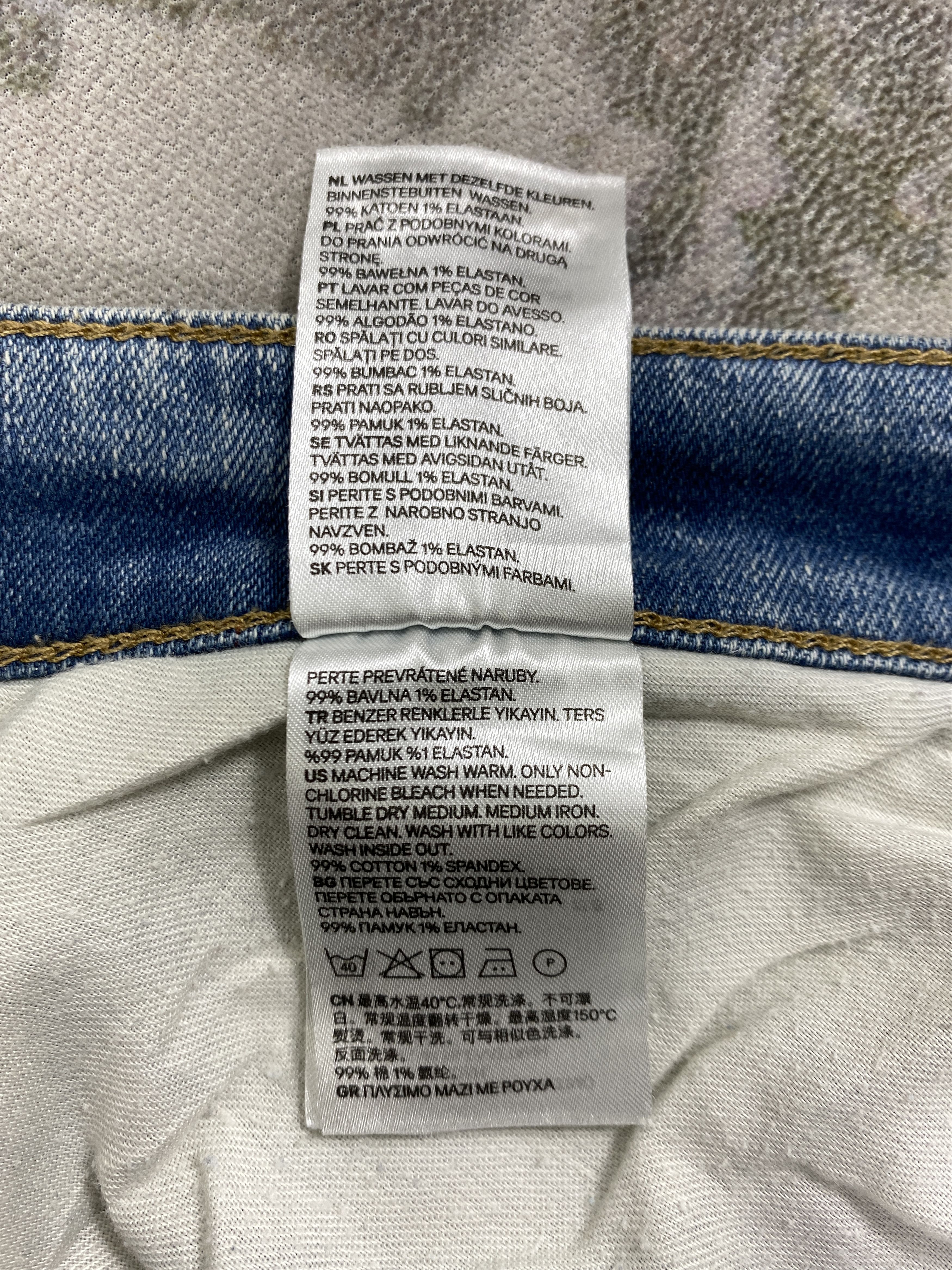H&M H&M Japanese Brand Distressed Denim 34x28.5 -JN013 Size US 34 / EU 50 - 11 Thumbnail