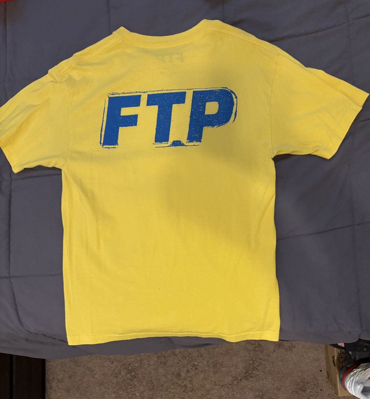 Fuck The Population FTP Stamp Logo Tshirt Yellow Size US L / EU 52-54 / 3 - 2 Thumbnail