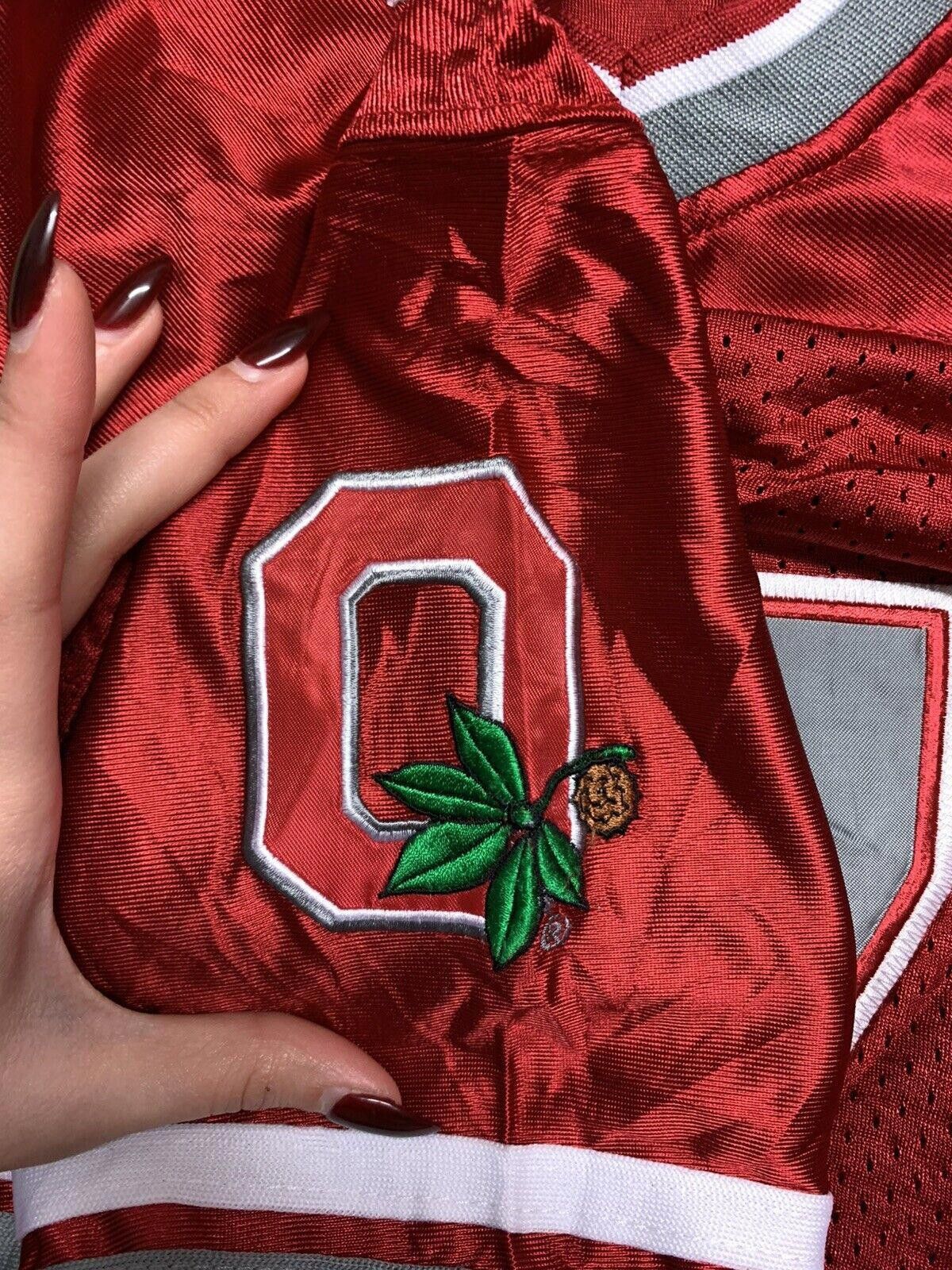 Designer Colosseum Athletics Ohio State #7 Football Red Jersey Size L Size ONE SIZE - 5 Thumbnail