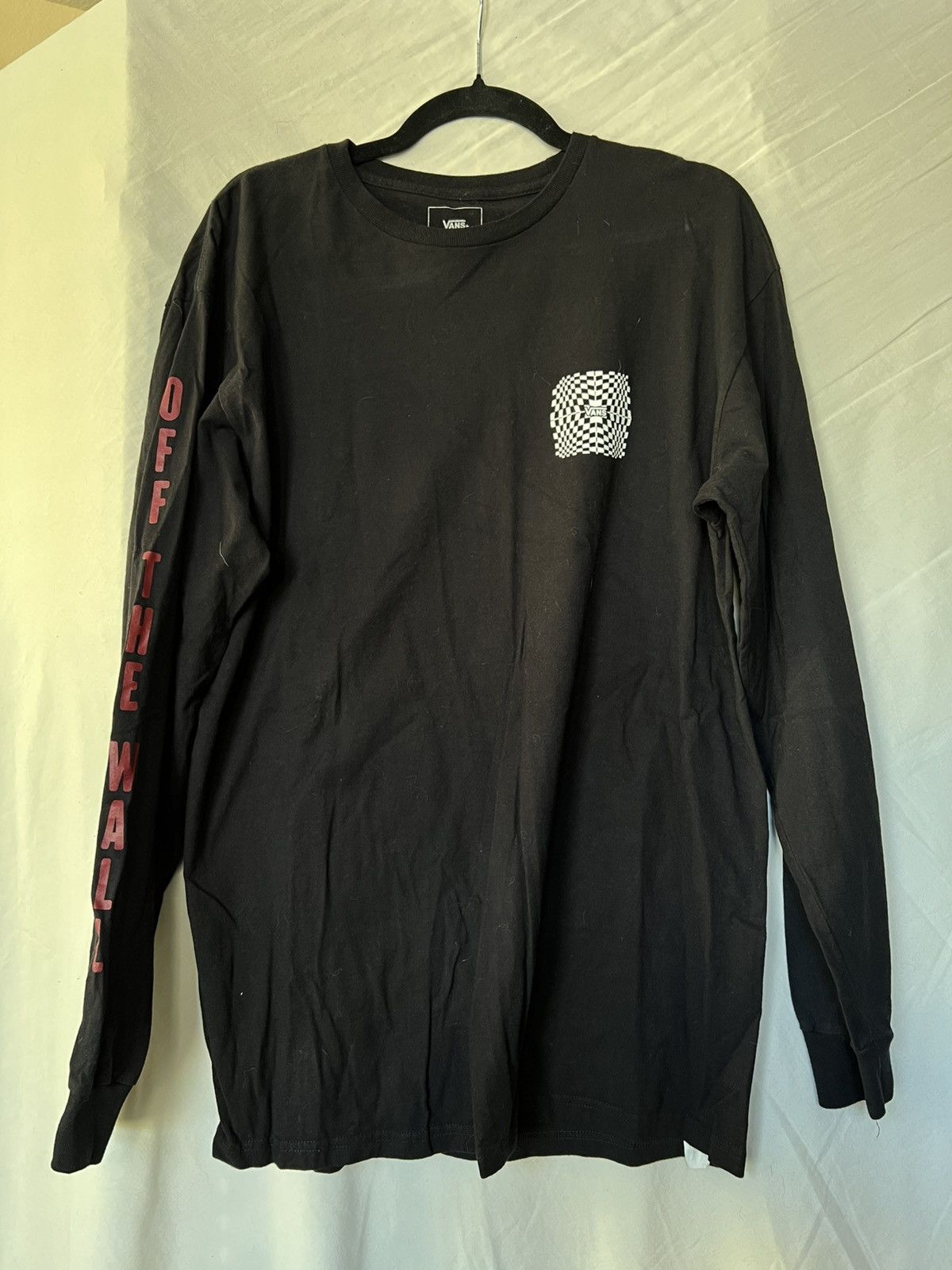 Vans Vans Men's Checker Illusion Black Shirt Size US L / EU 52-54 / 3 - 2 Thumbnail