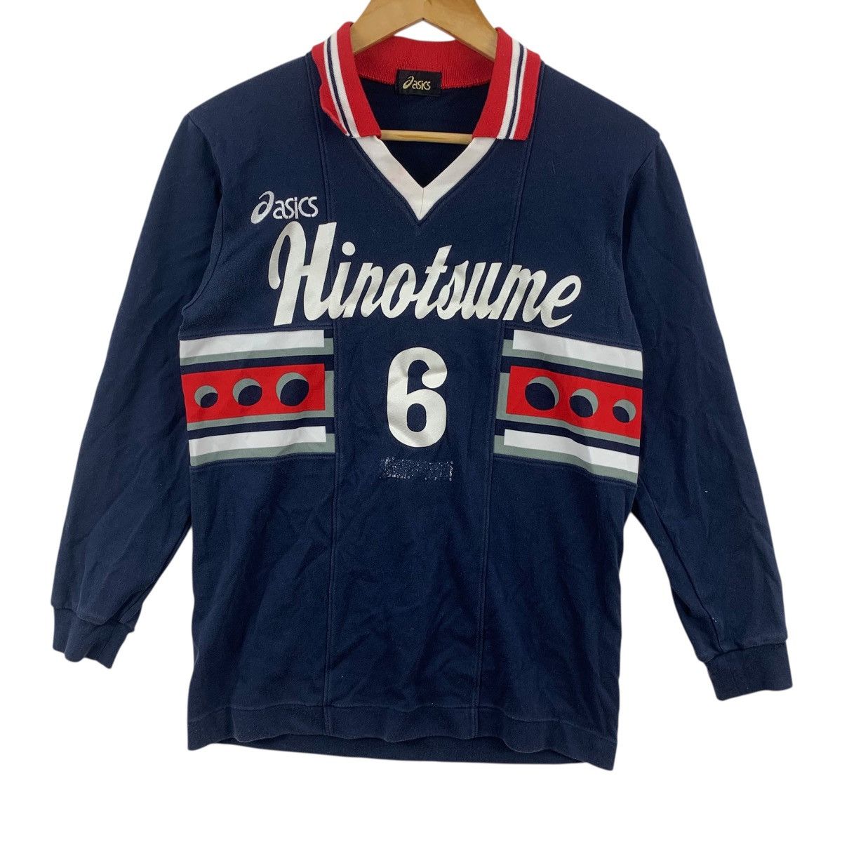 Asics Vintage 80’ ASICS HINOTSUME BASEBALL Jersey Tee Shirt Top Size US S / EU 44-46 / 1 - 4 Thumbnail