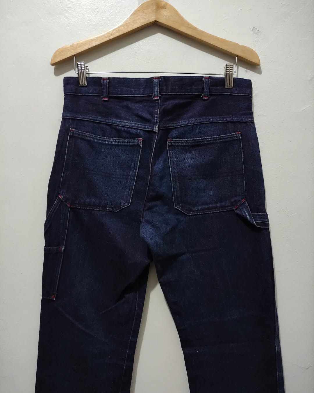 Beams Japan Beams Weft red Carpenter denim pants Size US 30 / EU 46 - 7 Thumbnail