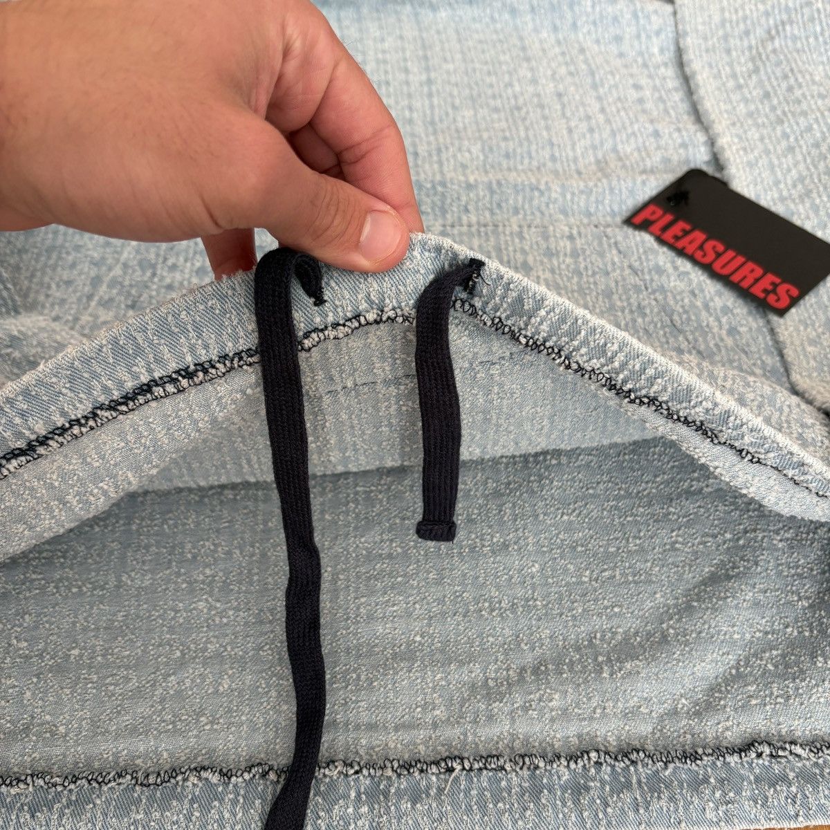 Pleasures Pleasures Expand Poncho Hoodie 'Blue' Size US M / EU 48-50 / 2 - 4 Thumbnail