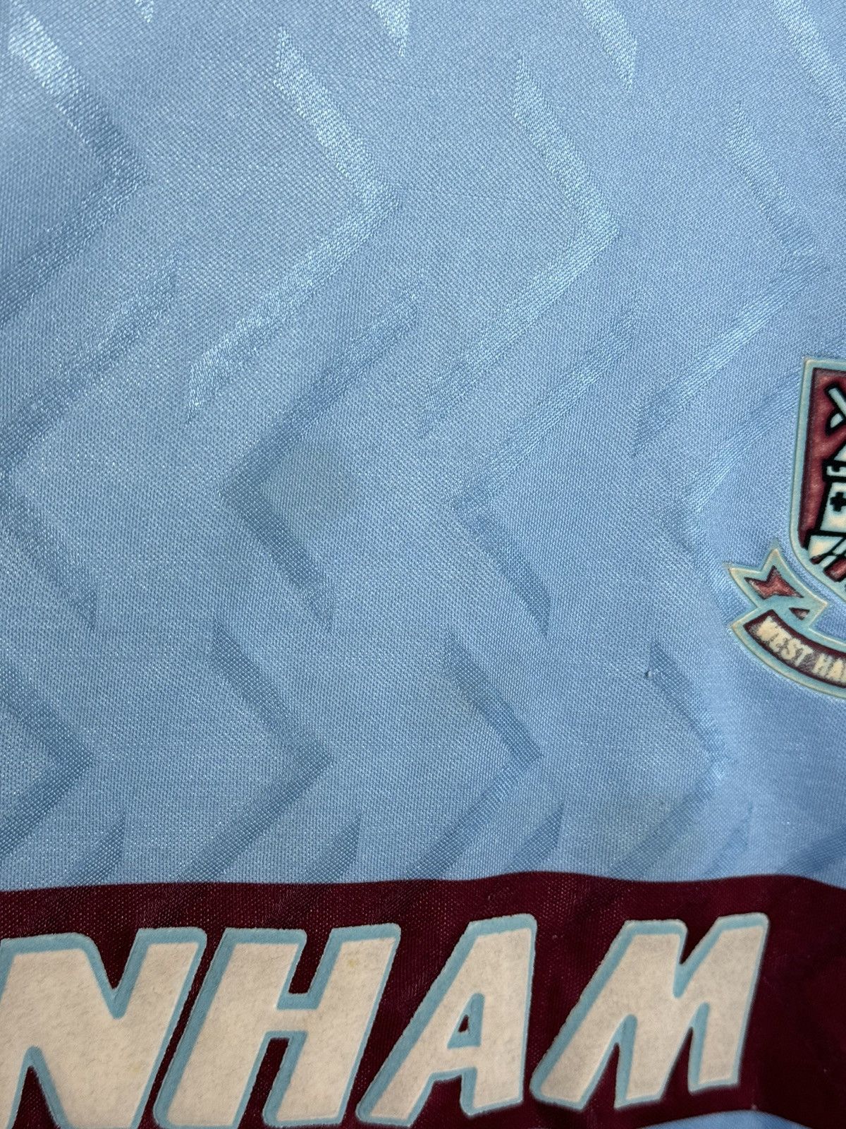 PONY West Ham United 93/95 Away Football Jersey Size US XL / EU 56 / 4 - 10 Thumbnail