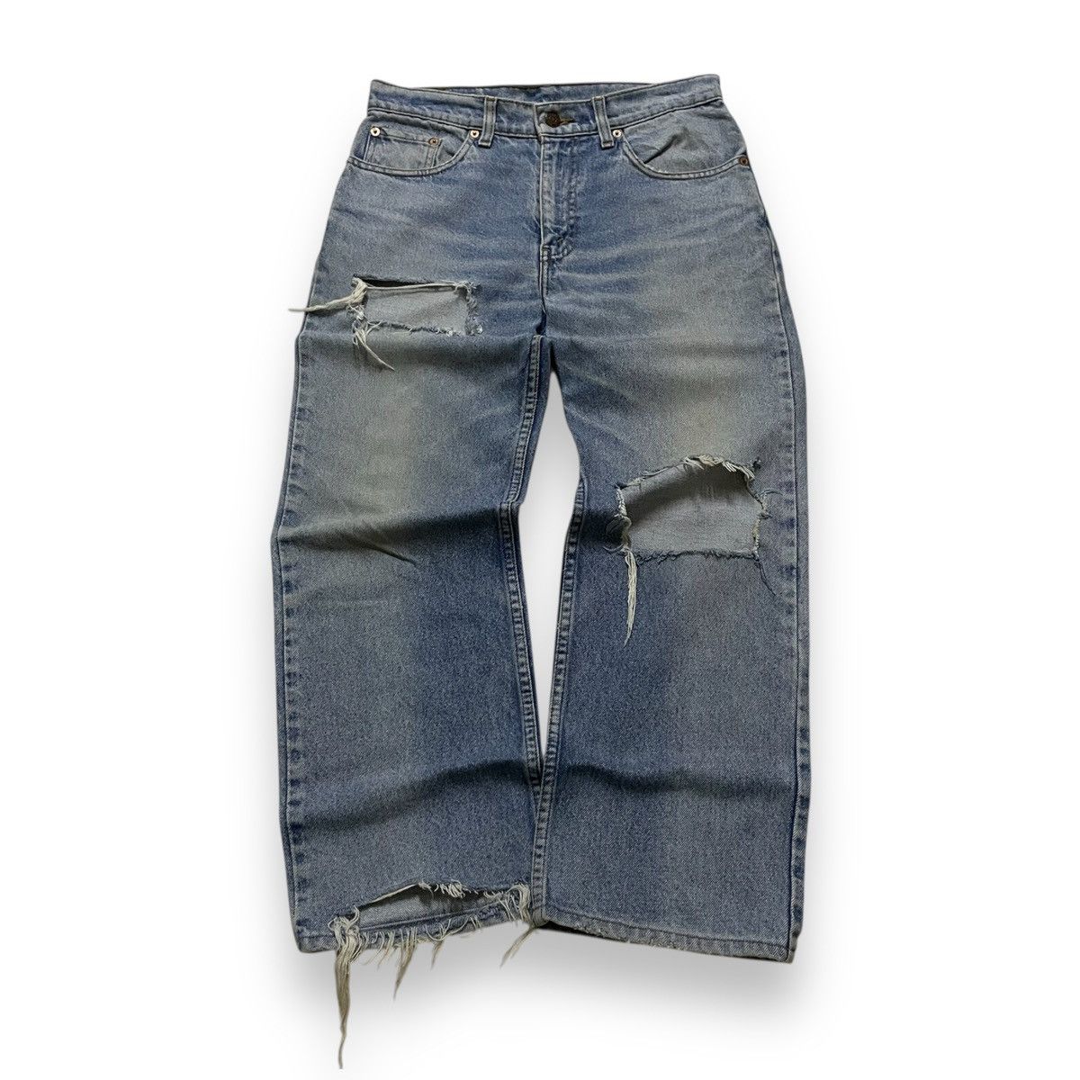Levi's ORIGINAL BLUE DENIM LEVIS 505 LOOSE CUTTING (30×35) Size US 30 / EU 46 - 2 Thumbnail