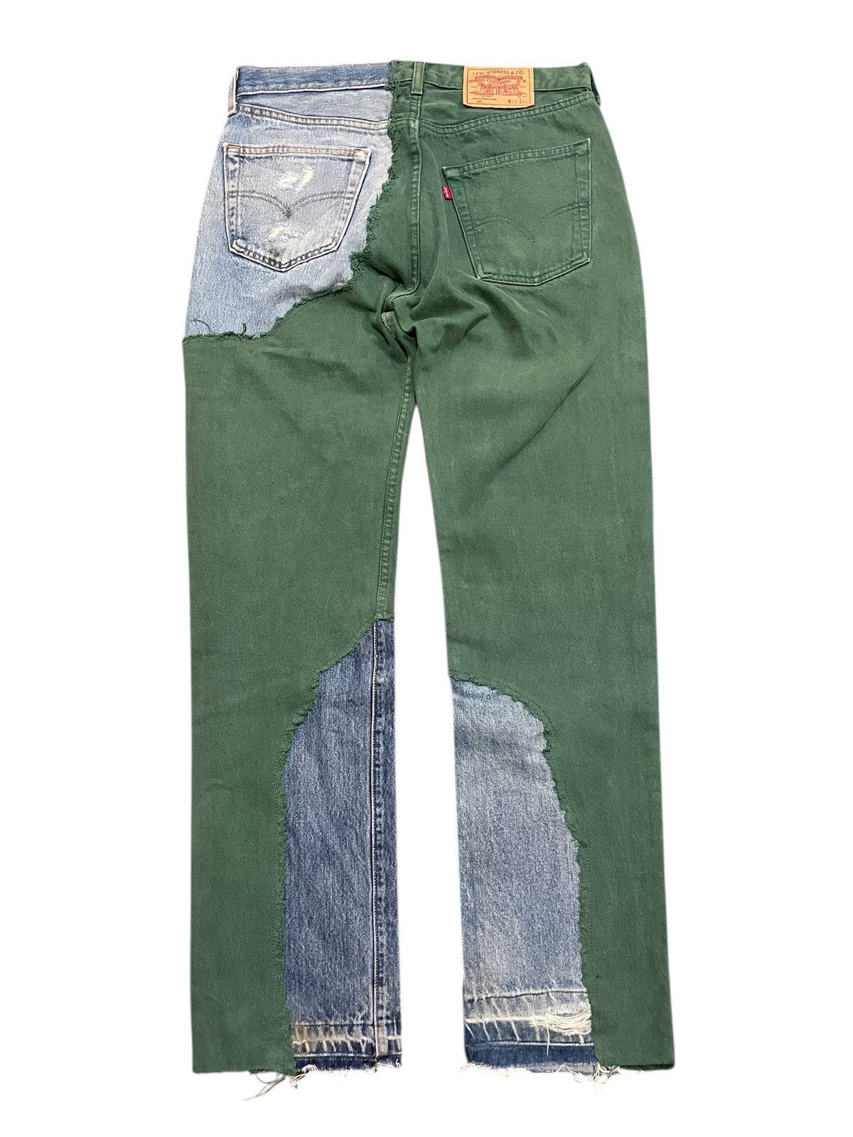 Levi's Vintage Clothing Vintage 501 Levis Made in Usa Custom Handmade Sashiko Boro Size US 32 / EU 48 - 2 Thumbnail