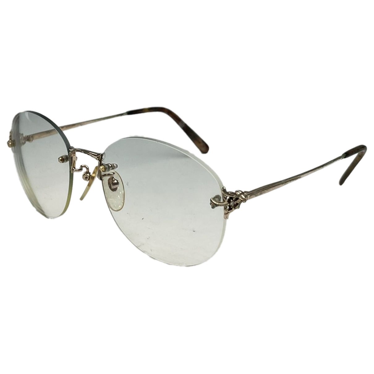 Fendi Gold Metal Sunglasses Size ONE SIZE - 1 Thumbnail