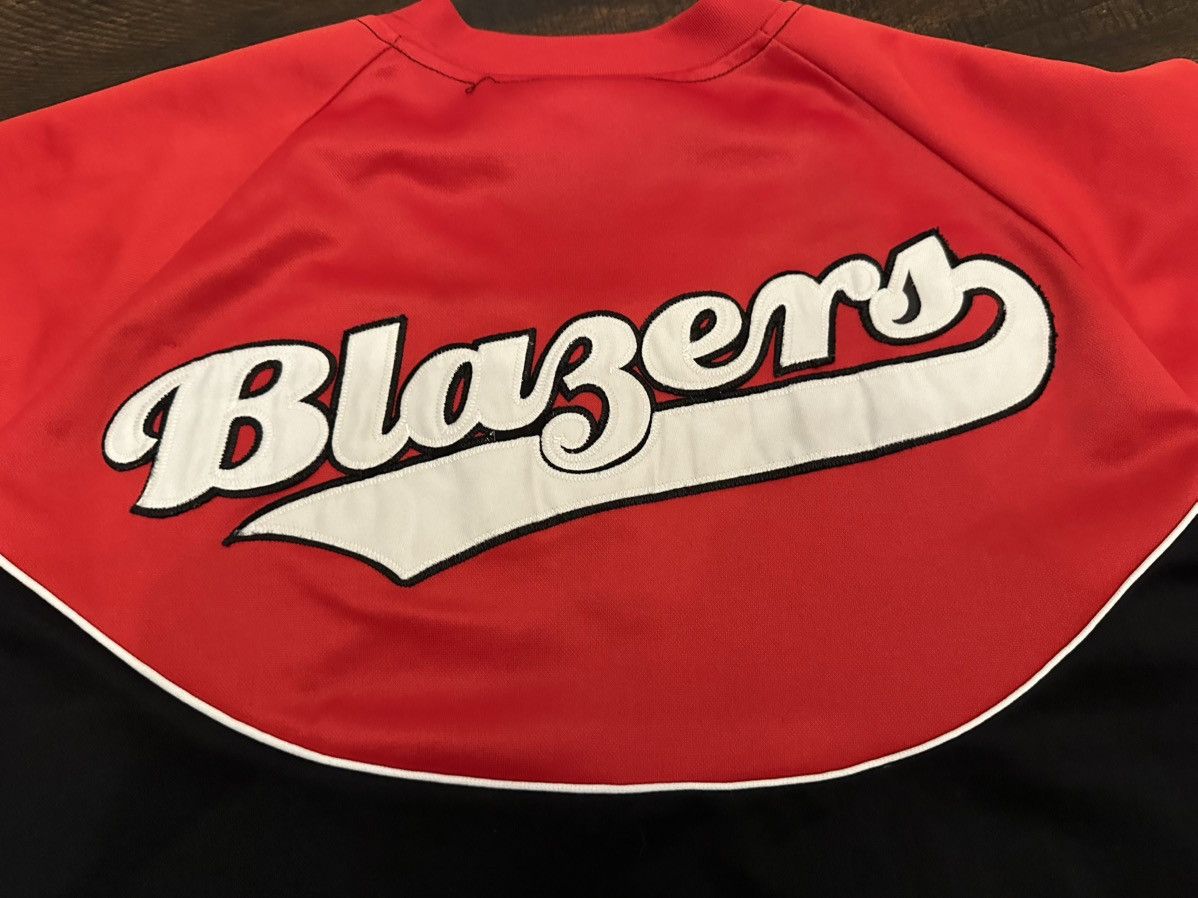 Majestic VTG Portland Trail Blazers Hardwood Classics Warmup 3XL Size US XXL / EU 58 / 5 - 2 Thumbnail